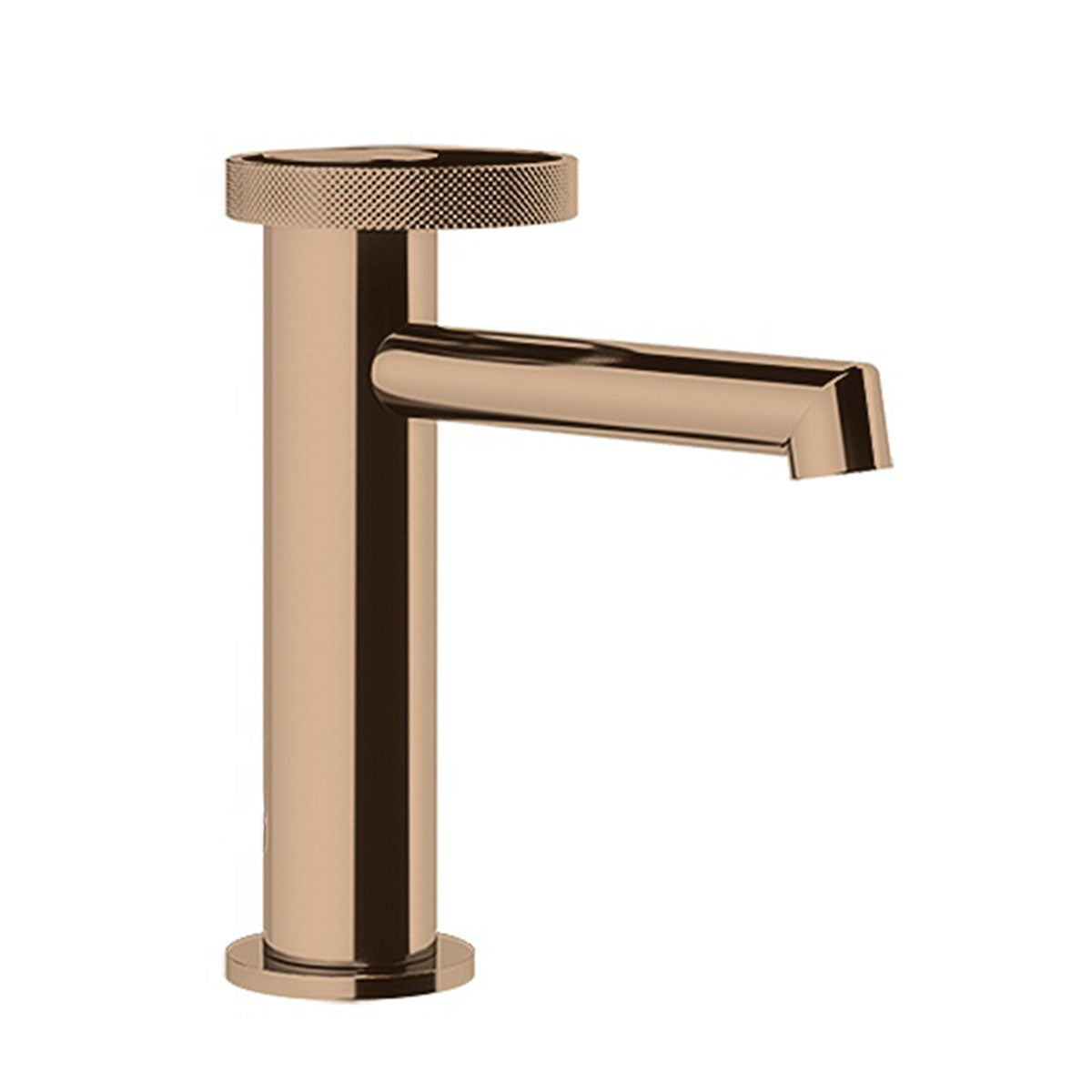 gessi anello basin mixer tap warm bronze
