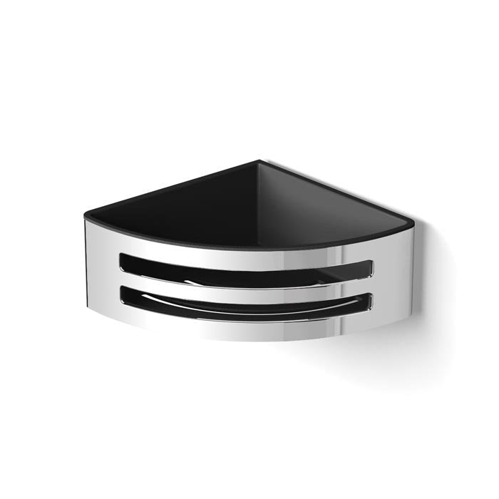 HiB Corner Shower Basket With Removable Tray