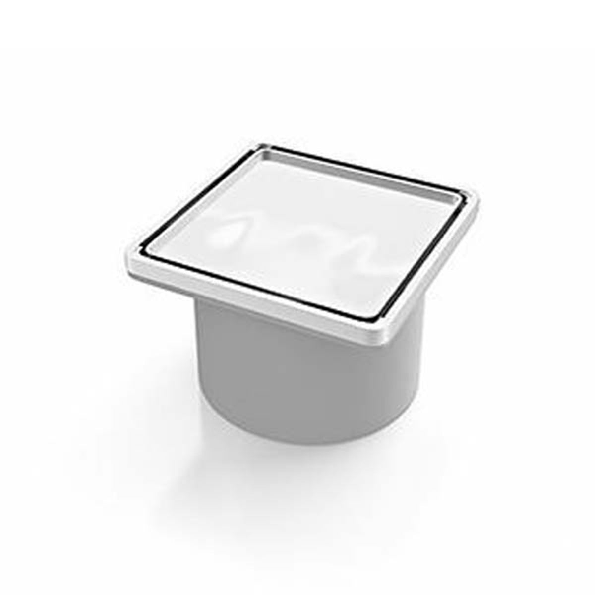 jackoboard aqua flat tile insert stainless steel grate 120x120mm