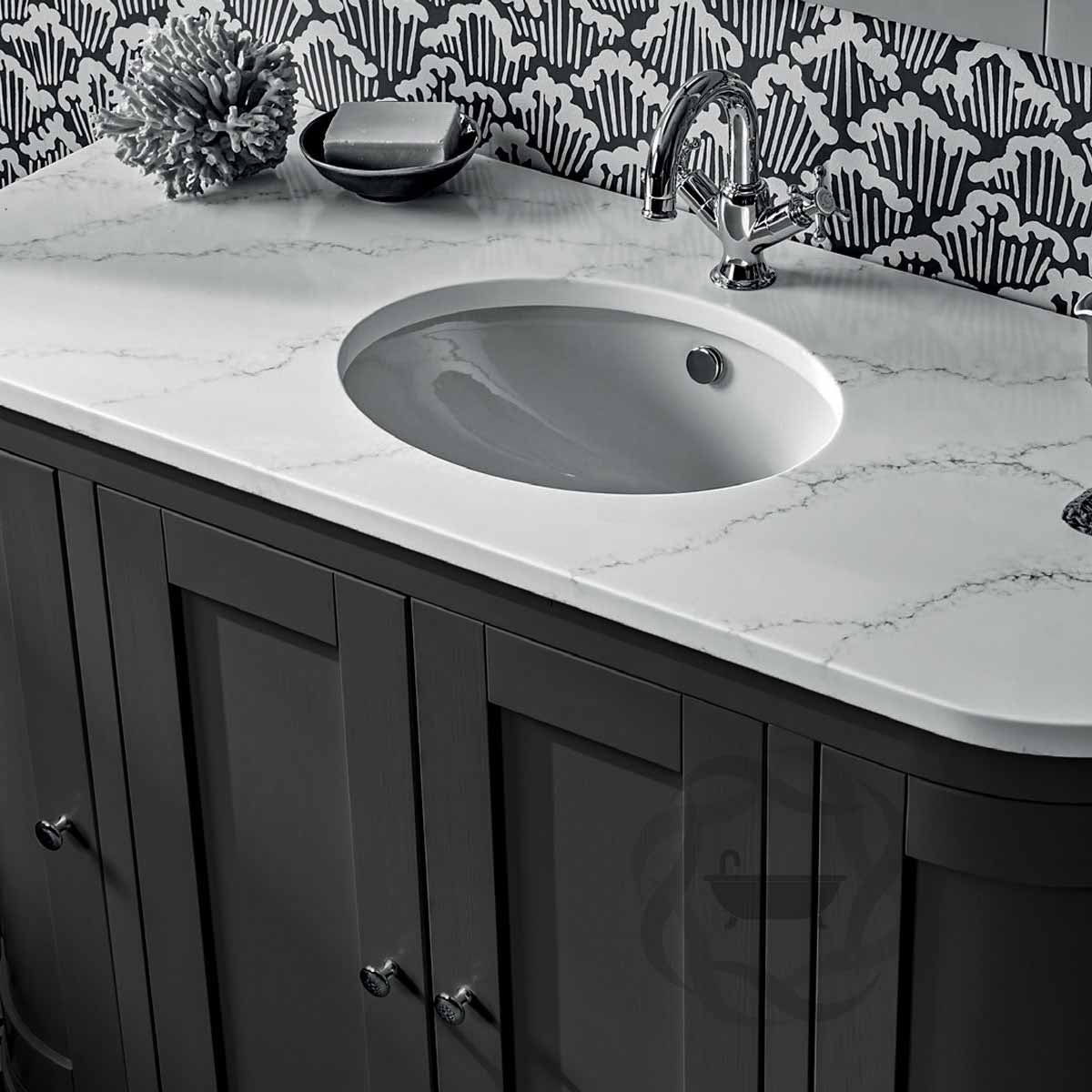 lansdown 1200 single basin bathroom unit