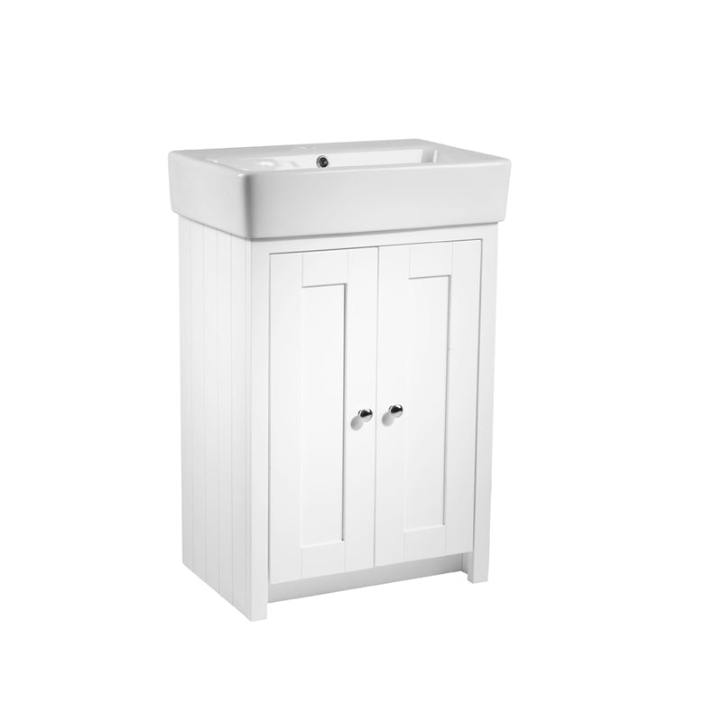 Lansdown 550 Floor Standing Bathroom Vanity Unit With Basin