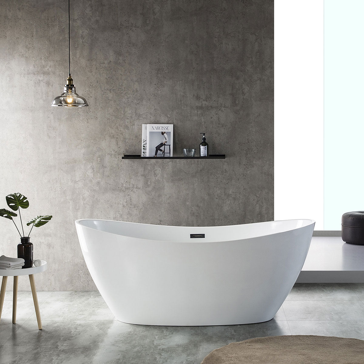 Granlusso Amalfi Freestanding Acrylic Bath
