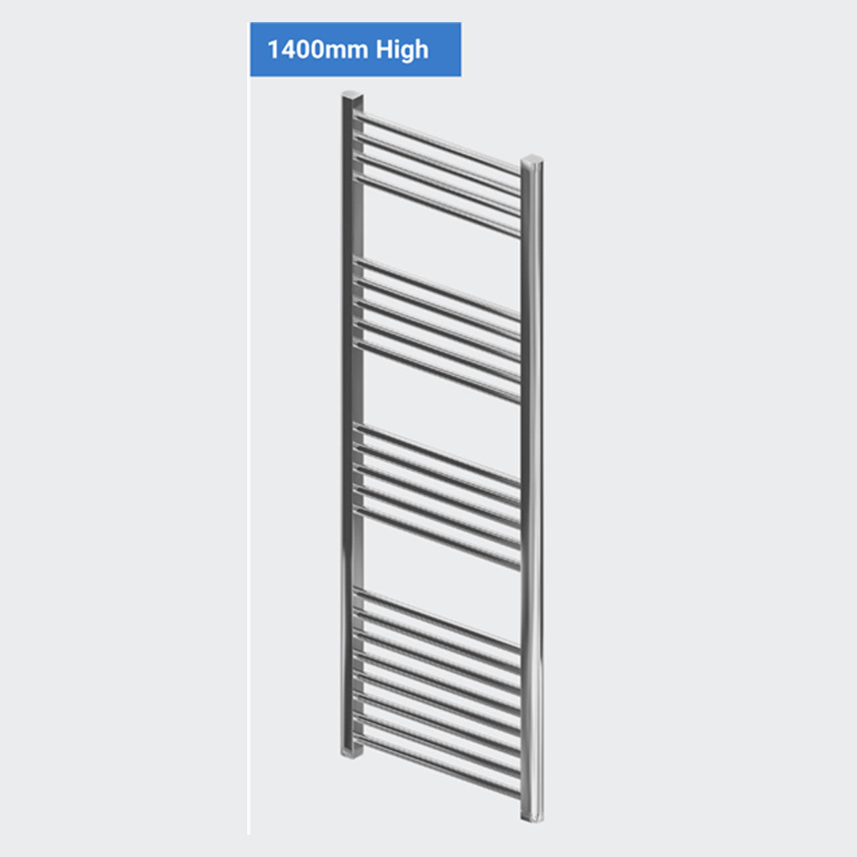 Madrid Heated Towel Rail Chrome