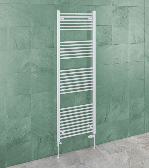 Madrid Heated Towel Rail Gloss White