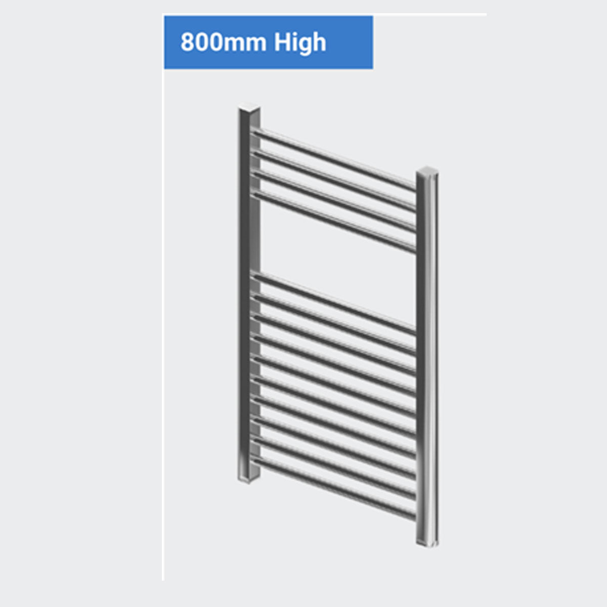 Madrid Heated Towel Rail Chrome