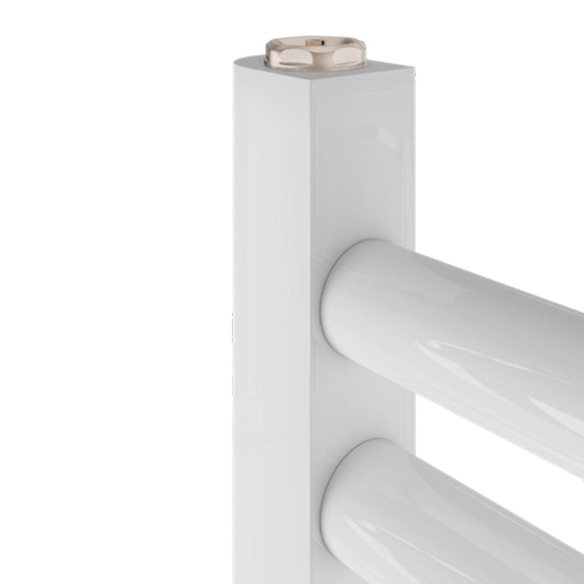 Madrid Heated Towel Rail Gloss White