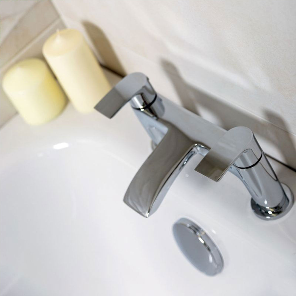 Granlusso Amalfi Bath Filler Chrome