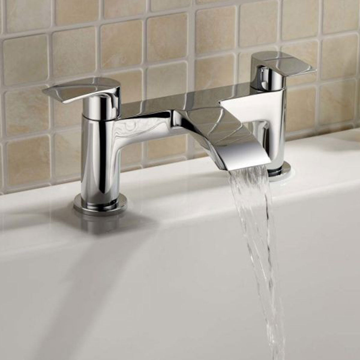 Granlusso Amalfi Bath Filler Chrome