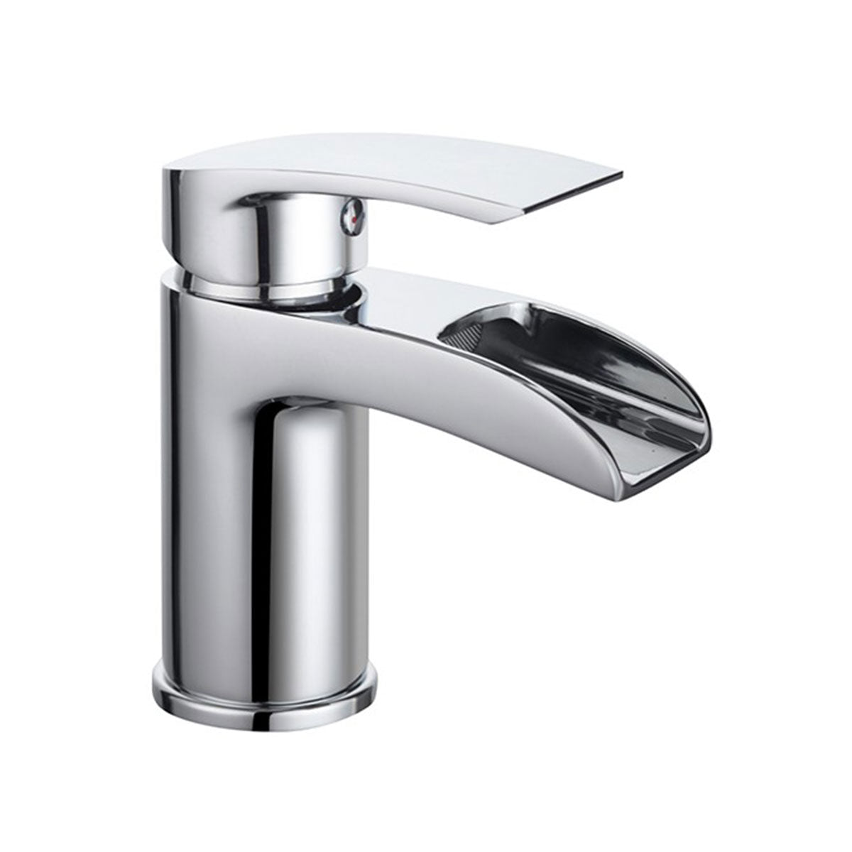 Deluxe Manly Chrome Open Spout Basin Mixer
