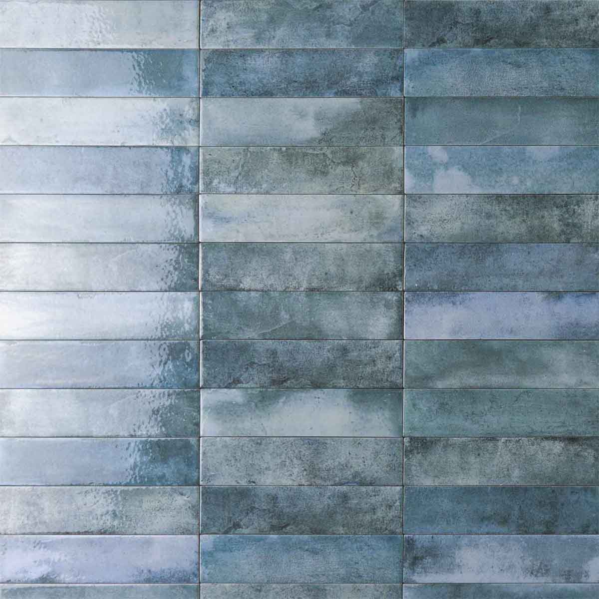 mojave denim ceramic wall tile 6x25cm gloss collage deluxe bathrooms ireland