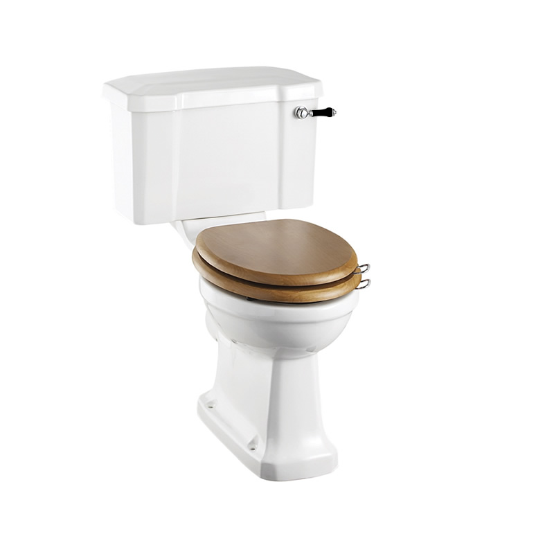 Burlington Rimless Close Coupled Traditional Toilet Deluxe Bathrooms UK