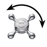 Burlington Claremont Deck Mounted Bath Shower Mixer With S Adjuster Deluxe Bathrooms UK