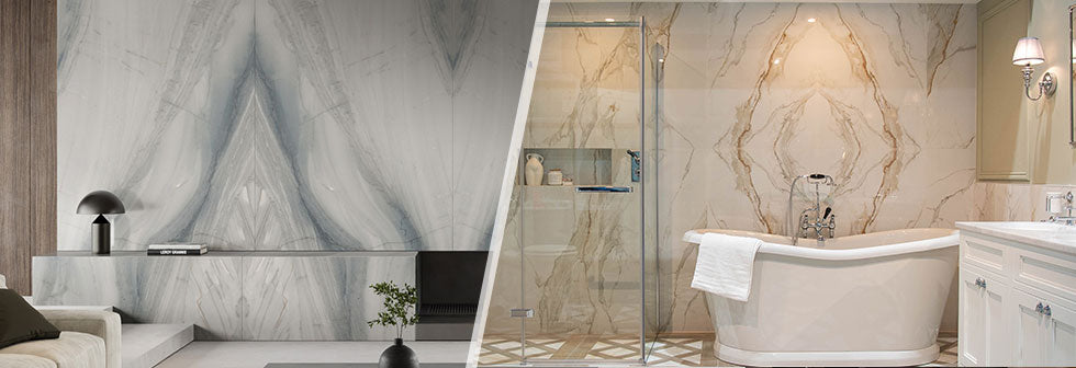 Marble Effect Tiles vs. Real Marble Tiles: The Ultimate Comparison