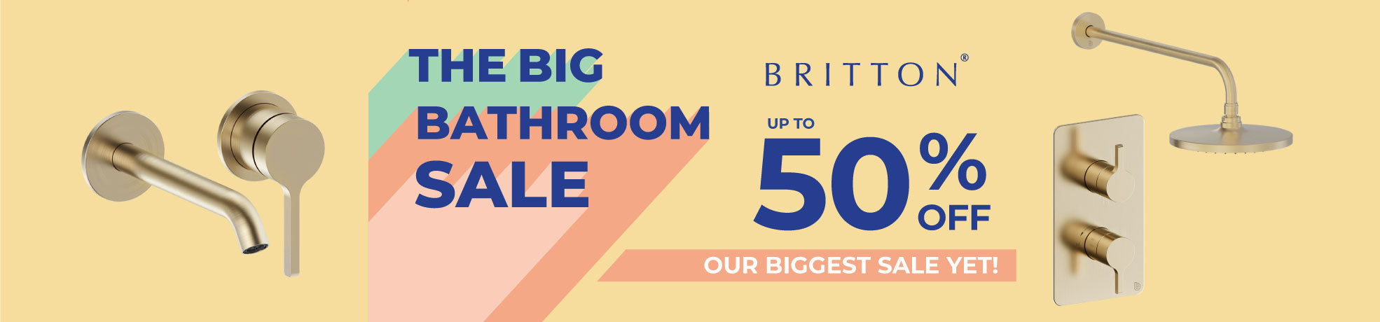 Get up to 50% Off Britton in The Big Bathroom Sale