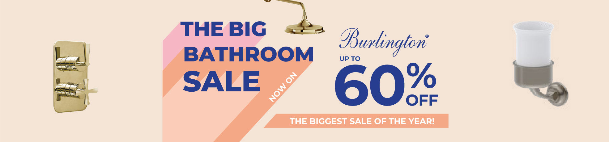 Enjoy up to 60% off Burlington in The BIG Bathroom Sale