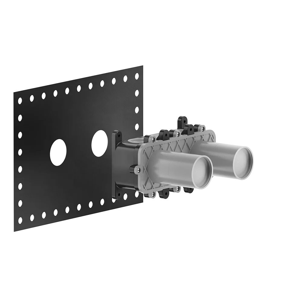 1st Fix concealed connection part for Gessi Venti20 Wall Mounted Basin mixer, supplied by Deluxe Bathrooms.