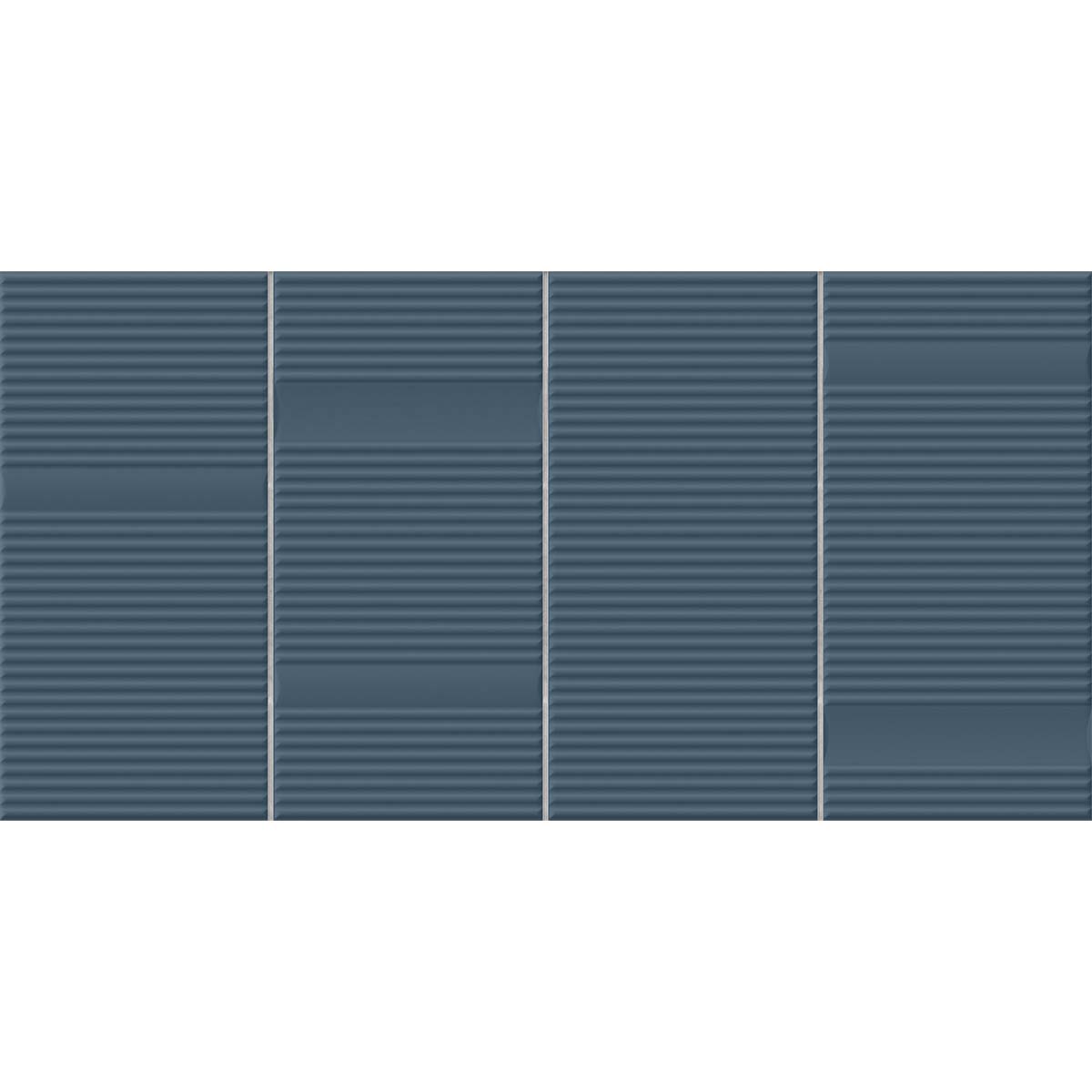 Beat Blue Wall Tile 20x40cm Matte
