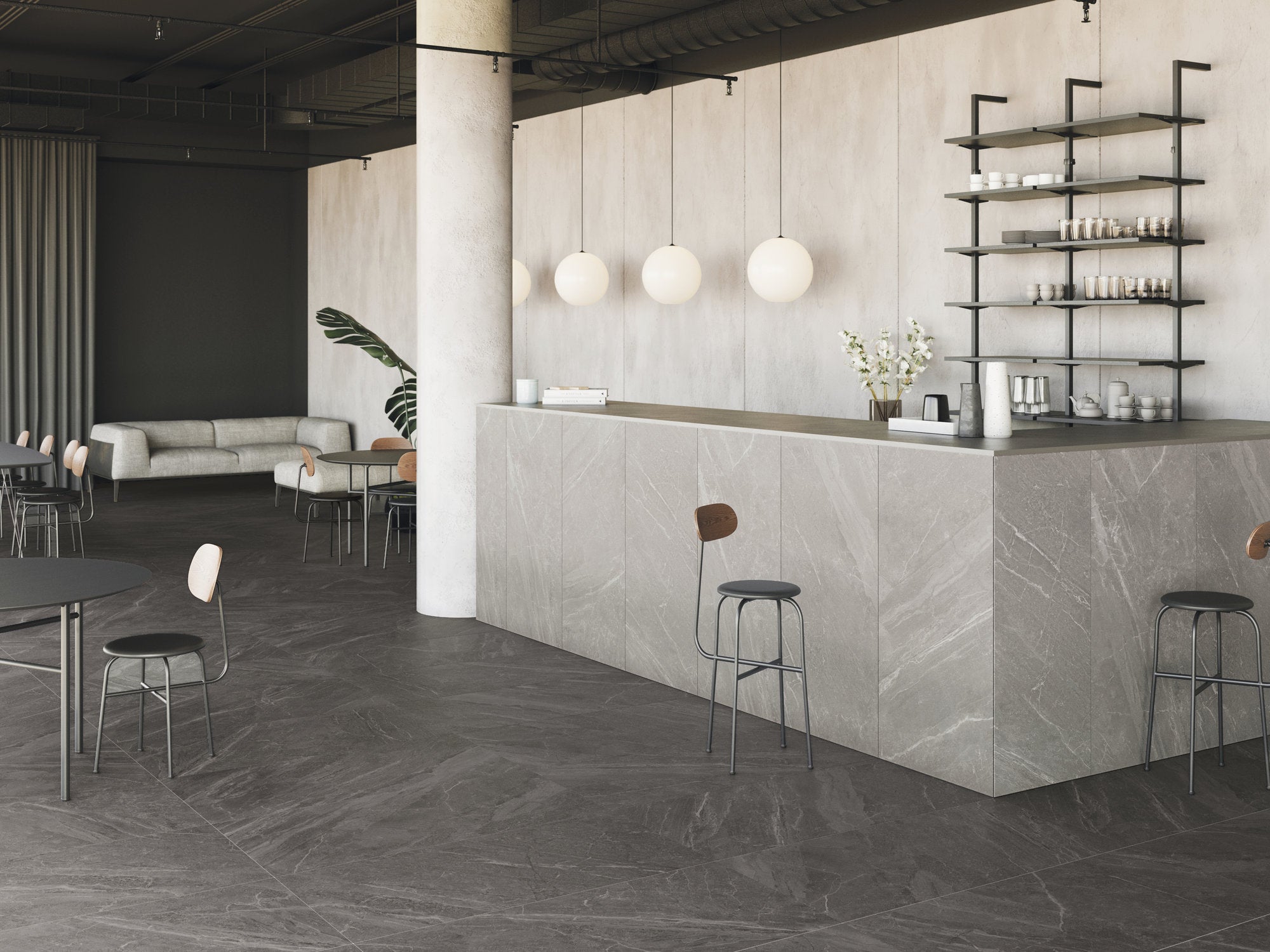 Mainstone Oat Porcelain Tile Natural Matt 60x120cm