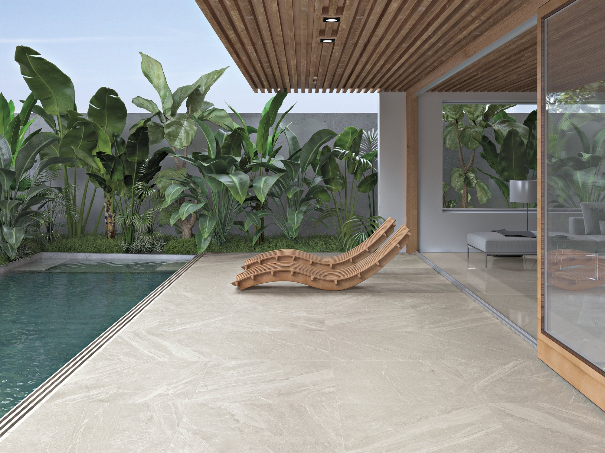 Mainstone Oat Porcelain Tile Natural Matt 60x120cm