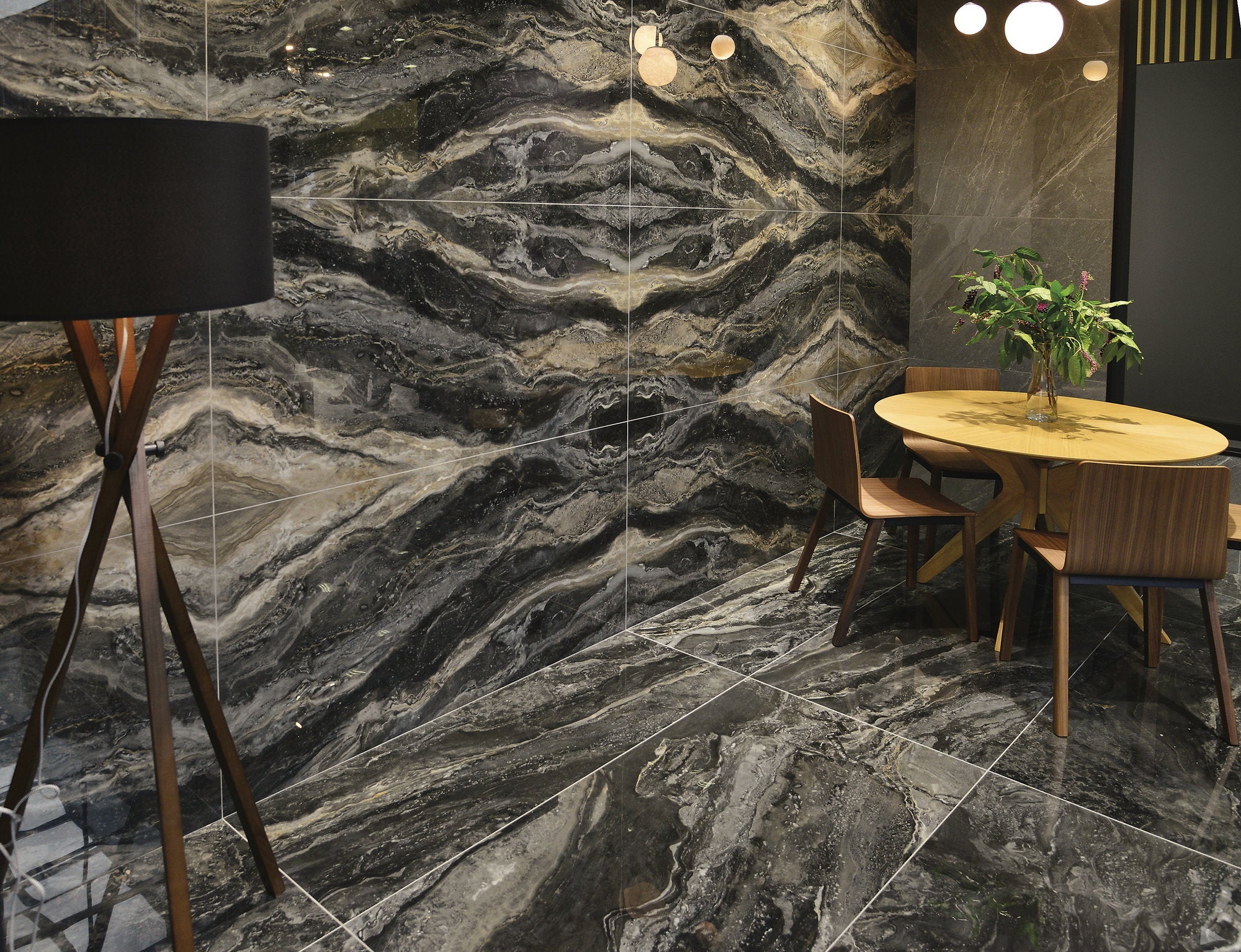 Orobico Light Tile Marble Effect Polished 60x120cm
