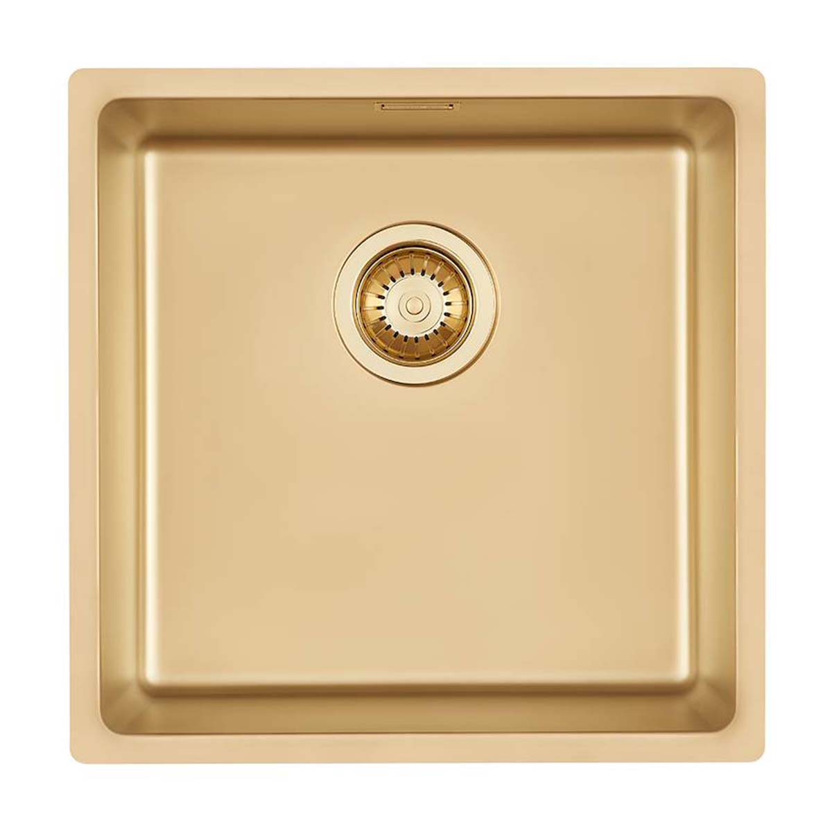 Foster Smokey Kitchen Sink 400mm Gold PVD