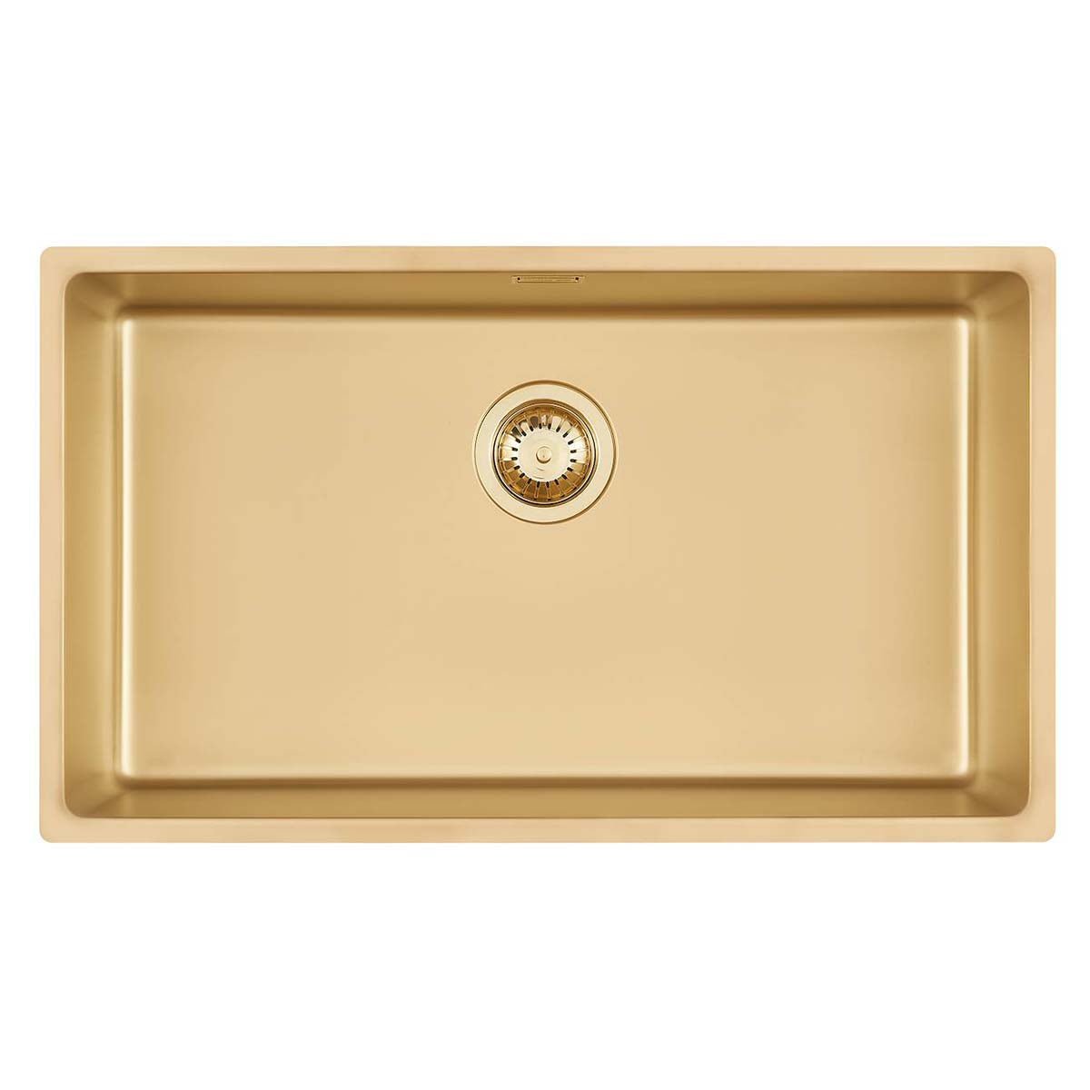 Foster Smokey Kitchen Sink 710mm Gold PVD