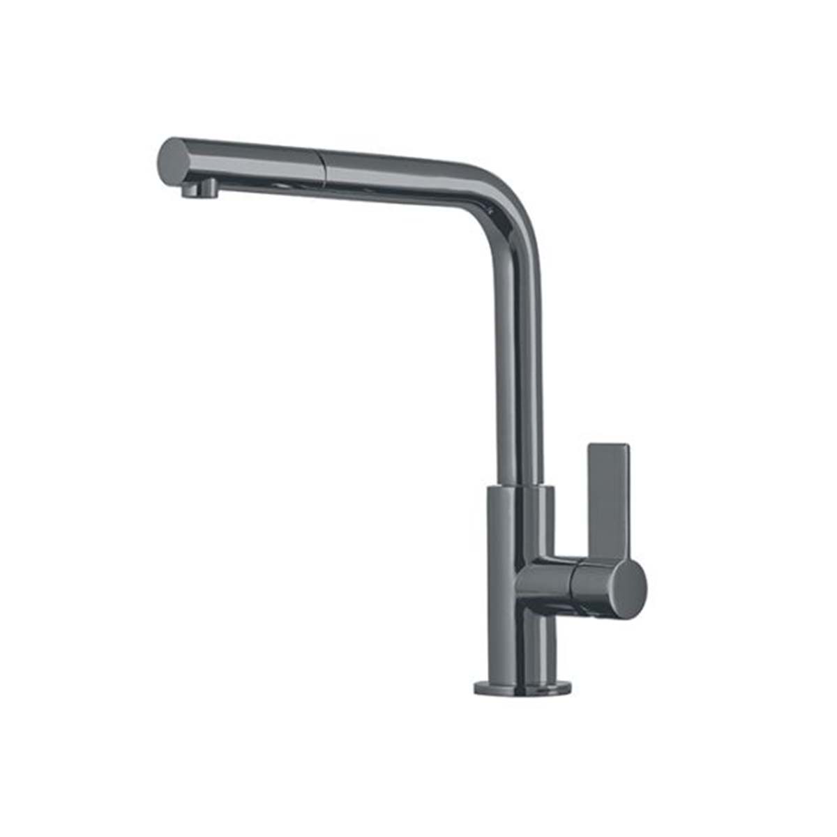 Foster omega plus single lever kitchen tap gun metal pvd