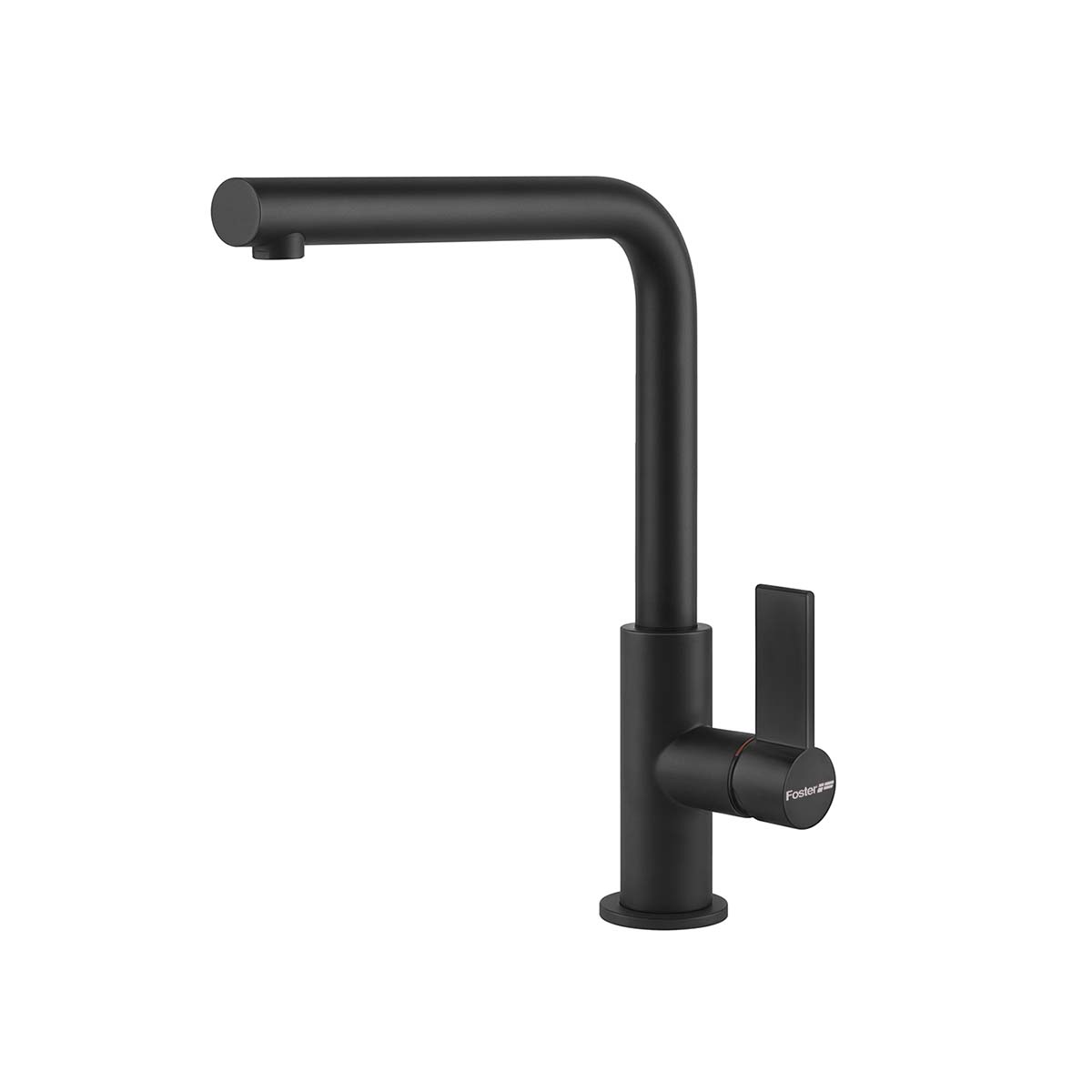 Foster omega single lever kitchen tap matt black