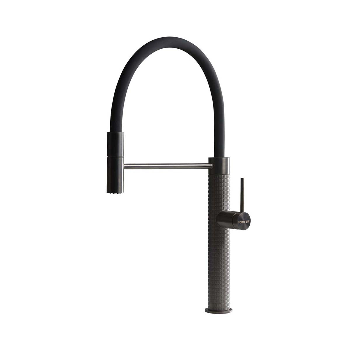 Foster skin single lever kitchen tap gun metal pvd