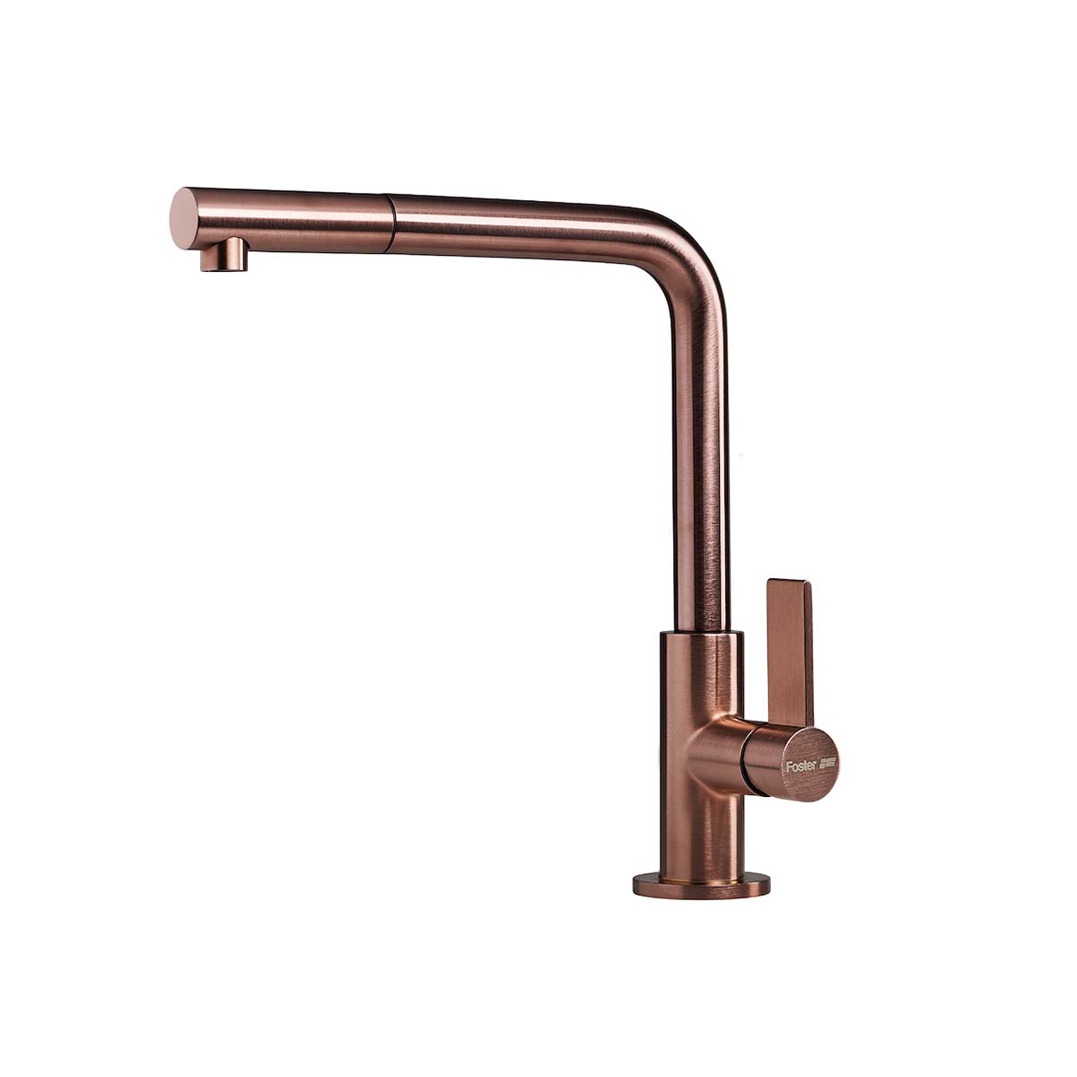 Foster vela plus aesthetica single lever kitchen tap copper pvd