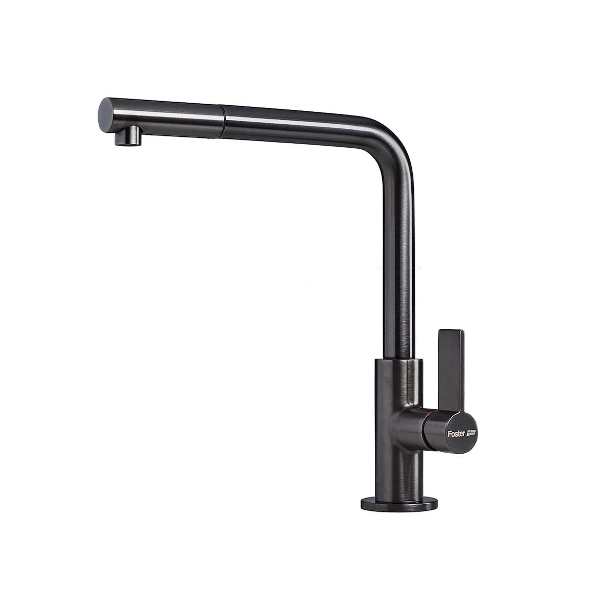 Foster vela plus aesthetica single lever kitchen tap gun metal pvd