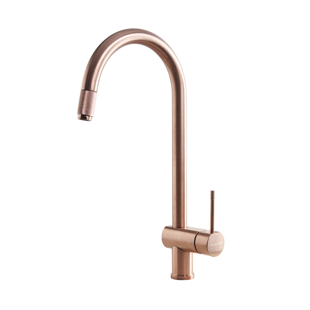 Foster volta aesthetica single lever kitchen tap copper pvd