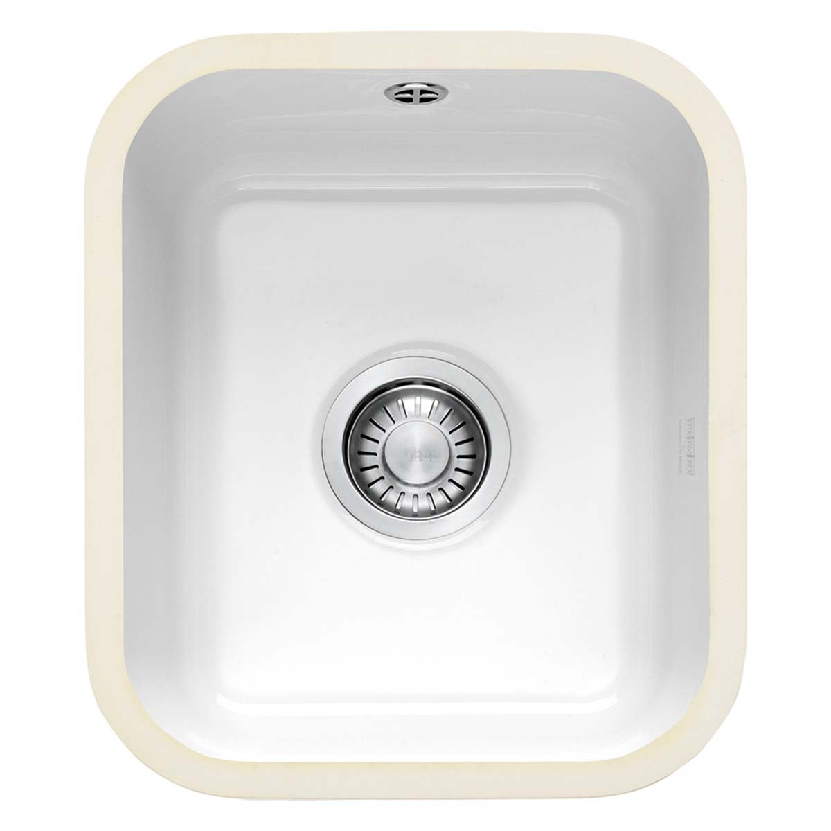 Franke Villeroy Boch VBK 110 21 Single Bowl-Ceramic Undermount Kitchen Sink 370x440mm