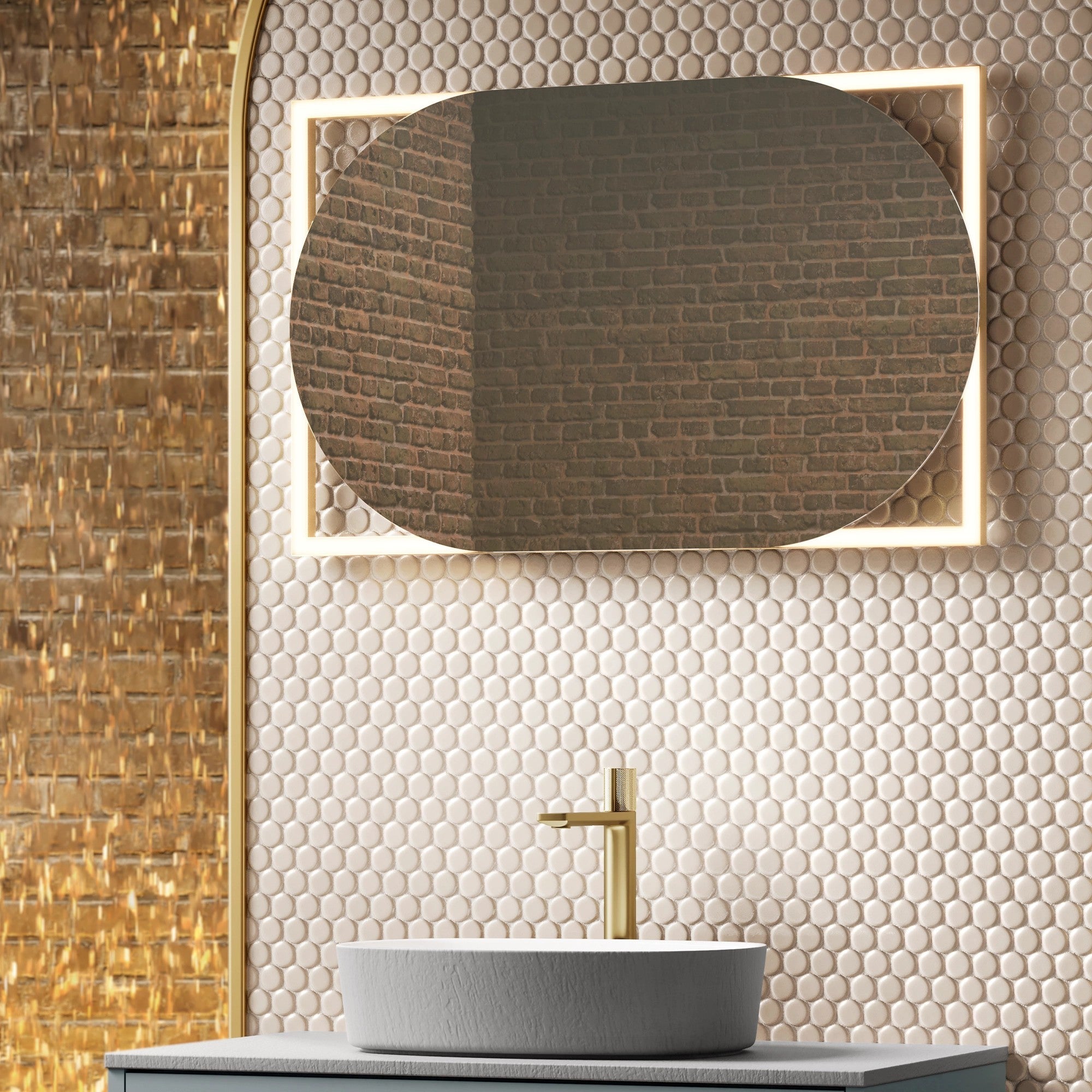 HiB Rubin LED Illuminated Bathroom Mirror
