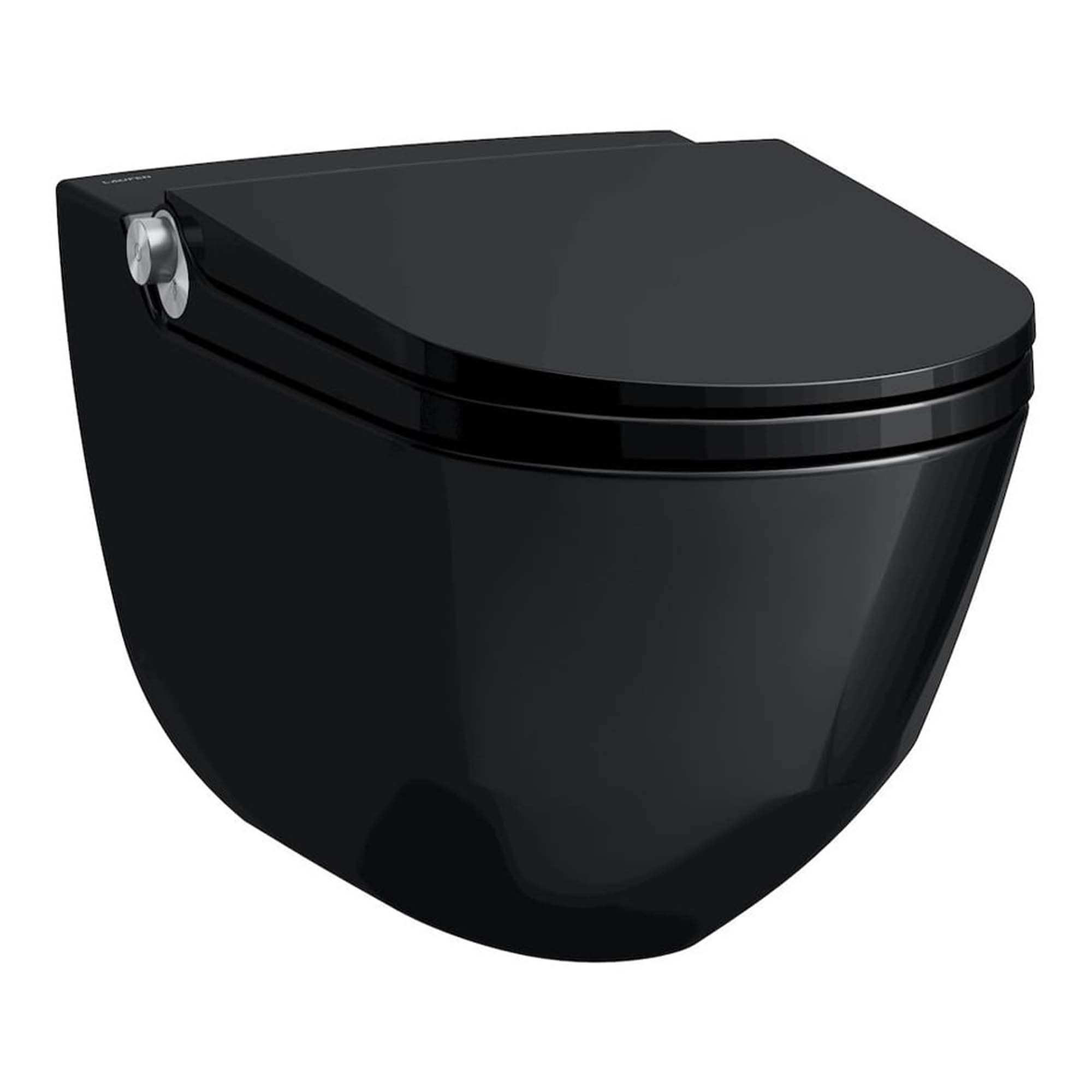 Laufen Cleanet Riva Rimless Wall Hung WC Pan Gloss Black