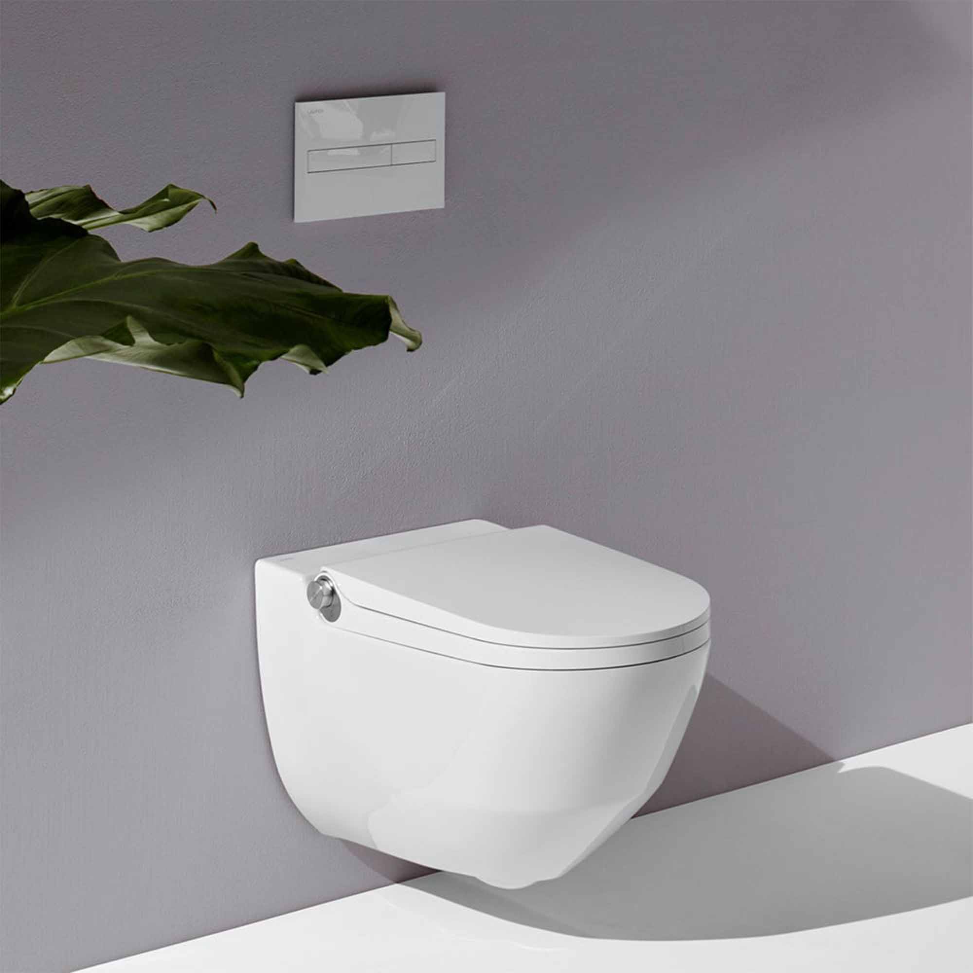 Laufen Cleanet Riva Rimless Wall Hung WC Pan Gloss White
