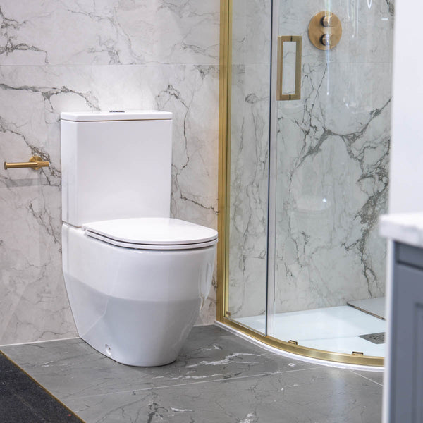 Laufen Pro Close Coupled Back To Wall Toilet With Slim Soft Close Seat Deluxe Bathrooms Tiling Solutions UK