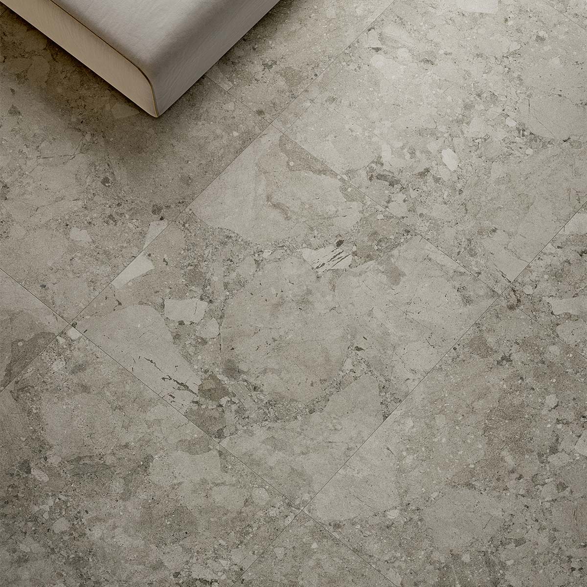 Sassari Grigio 60.4x120cm Stone Effect Porcelain Tile Matt Lifestyle