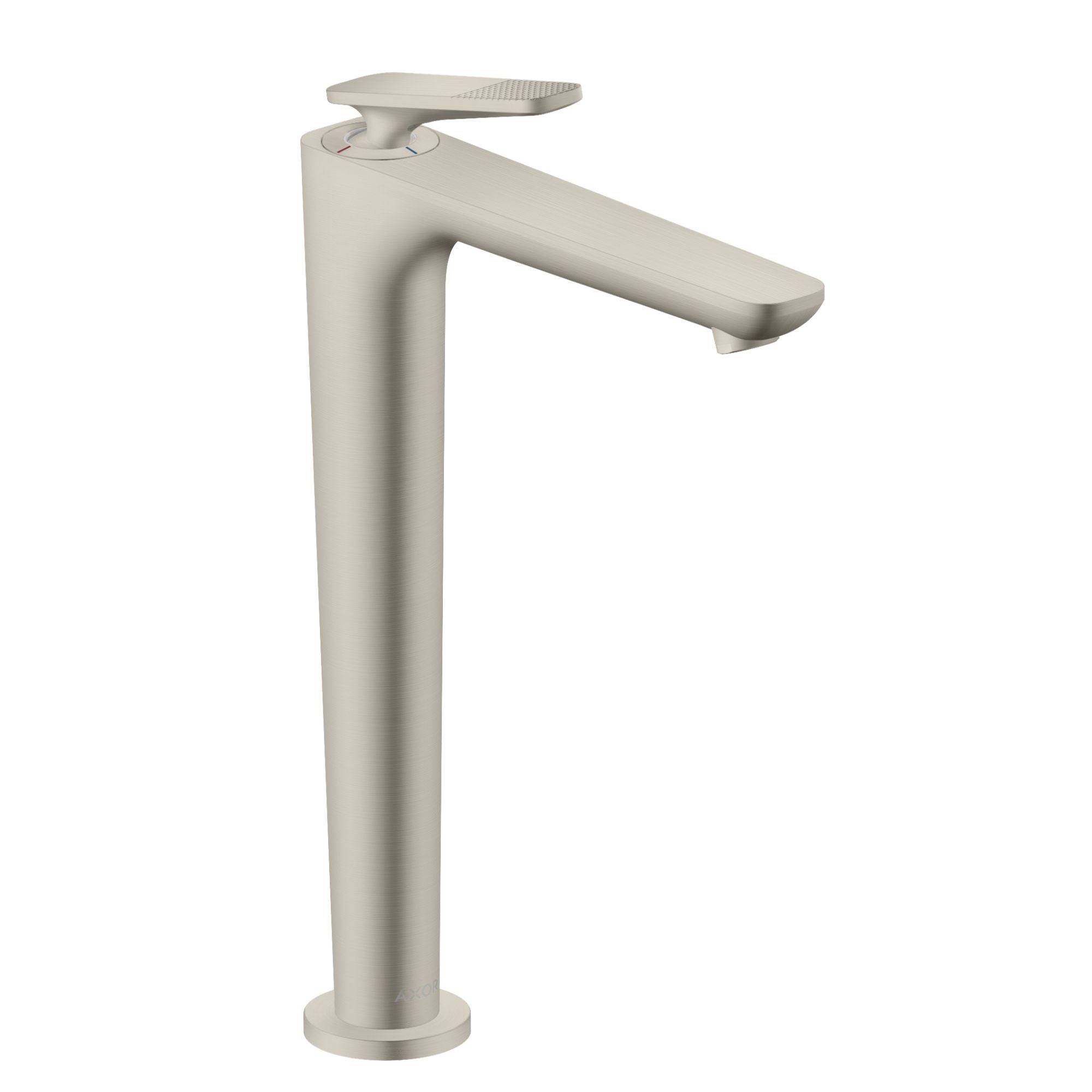 Axor Citterio C 250 Tall Basin Mixer Tap With Waste Cubic Cut Stainless Steel Optic