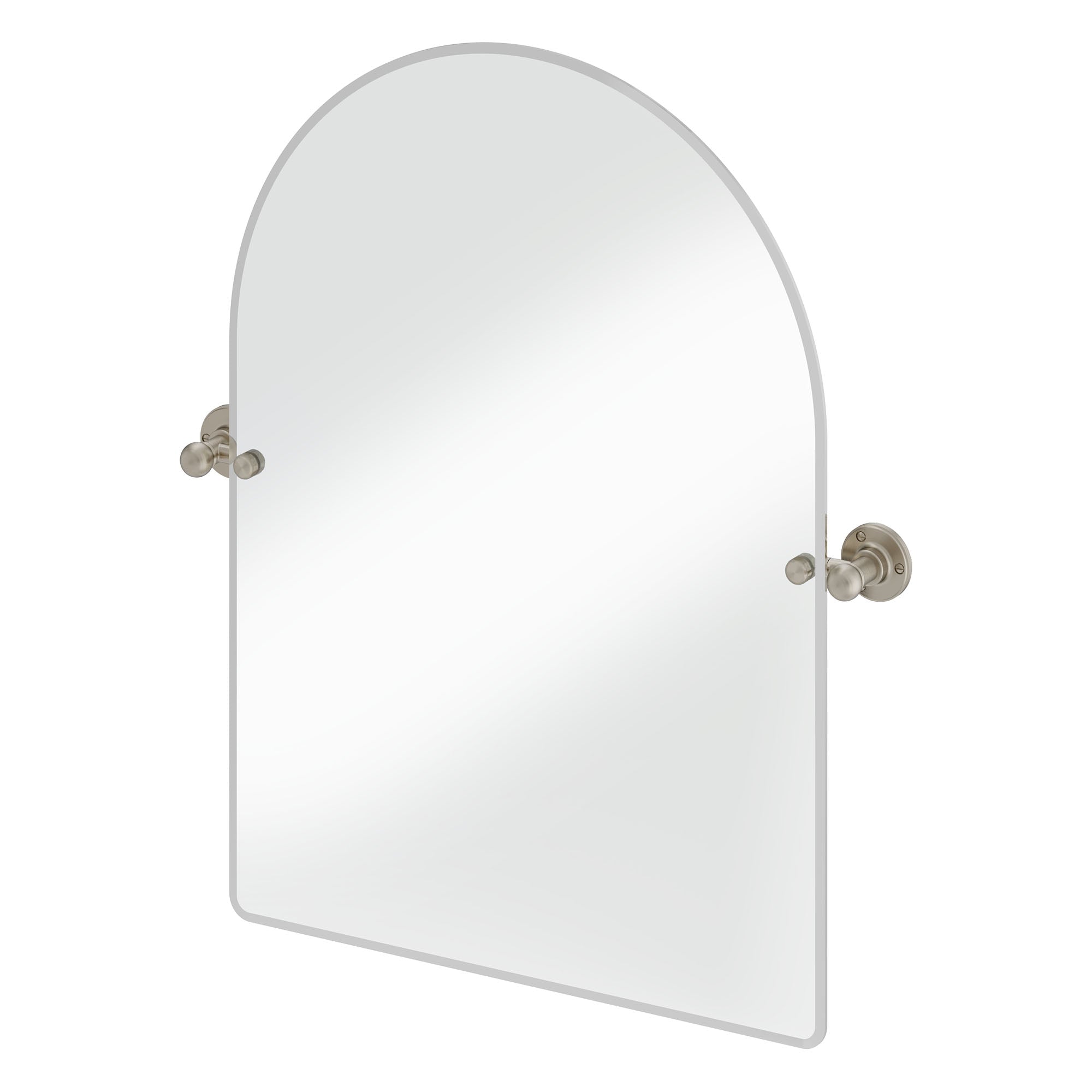 burlington arch hinged mirror 550x750mm with 1850 fixings brushed nickel