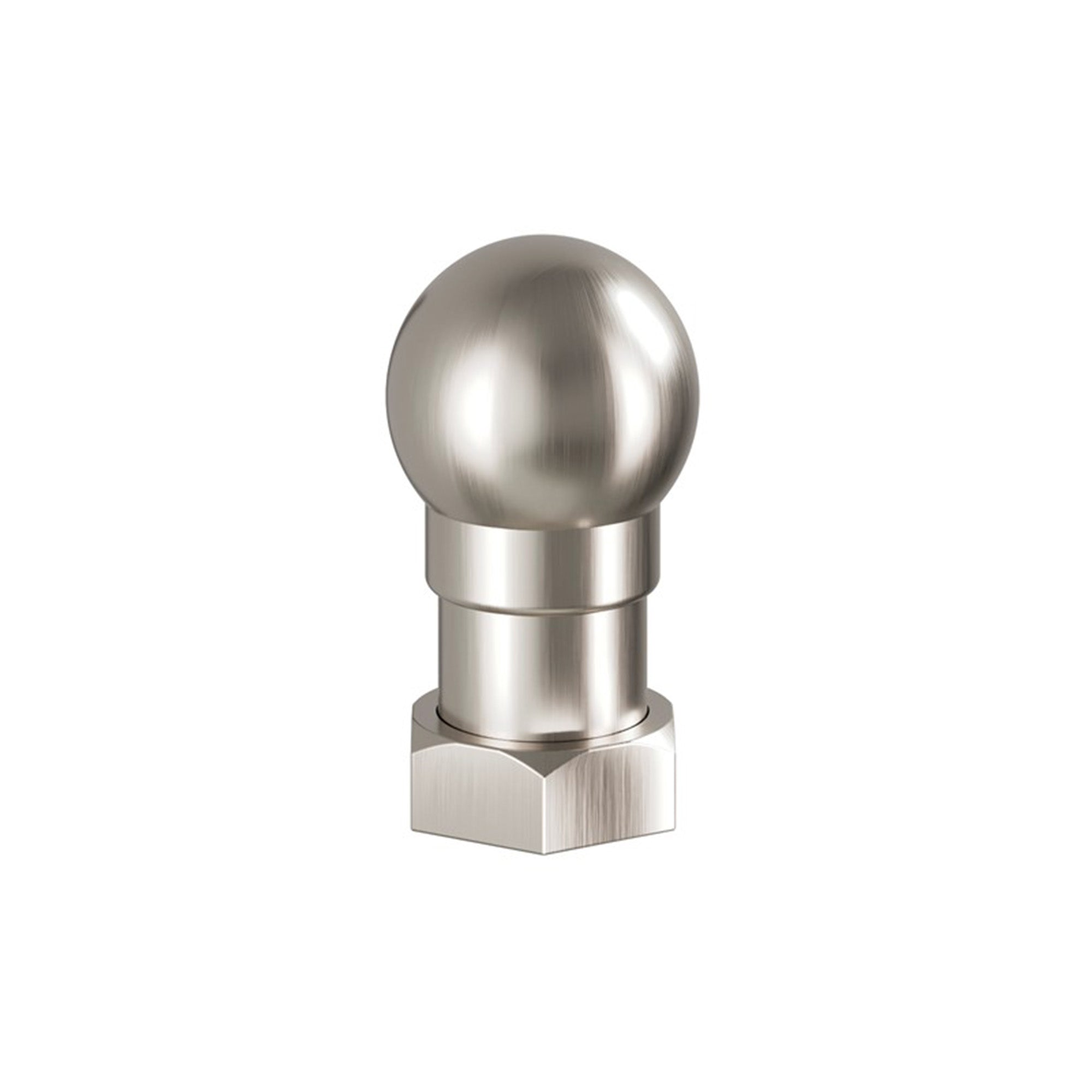 burlington classique profile finial brushed nickel