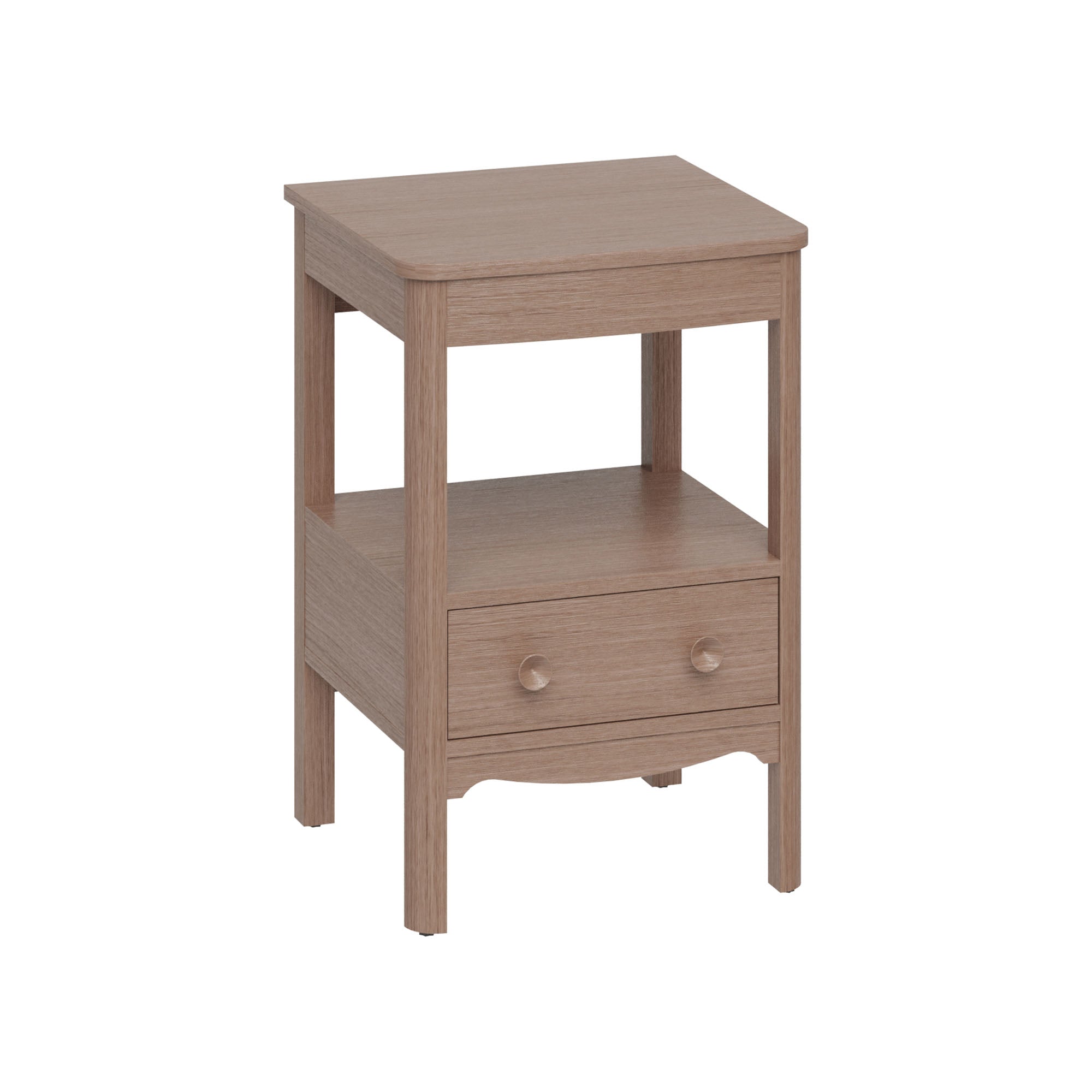 burlington guild 560 floorstanding single drawer vanity unit oak worktop dark oak