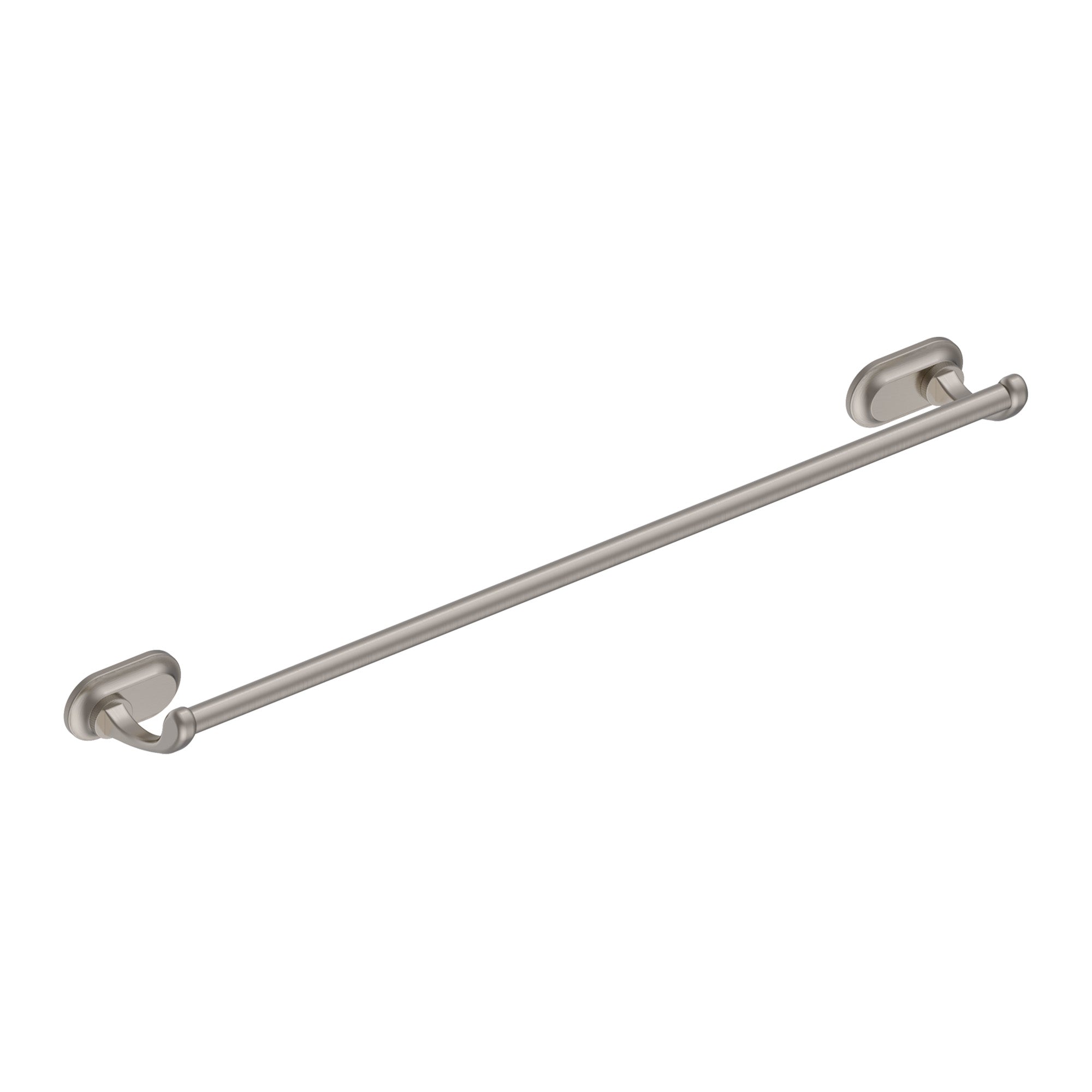 burlington guild 600 single towel rail brushed nickel