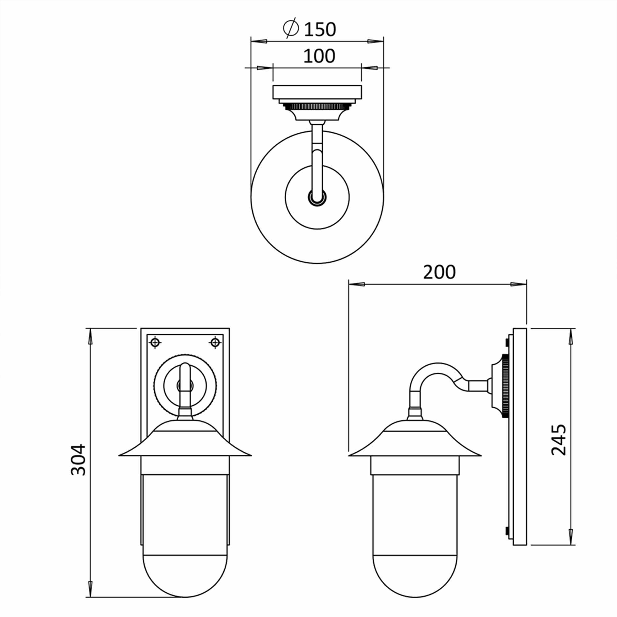 burlington guild bathroom wall light clear glass dimensions