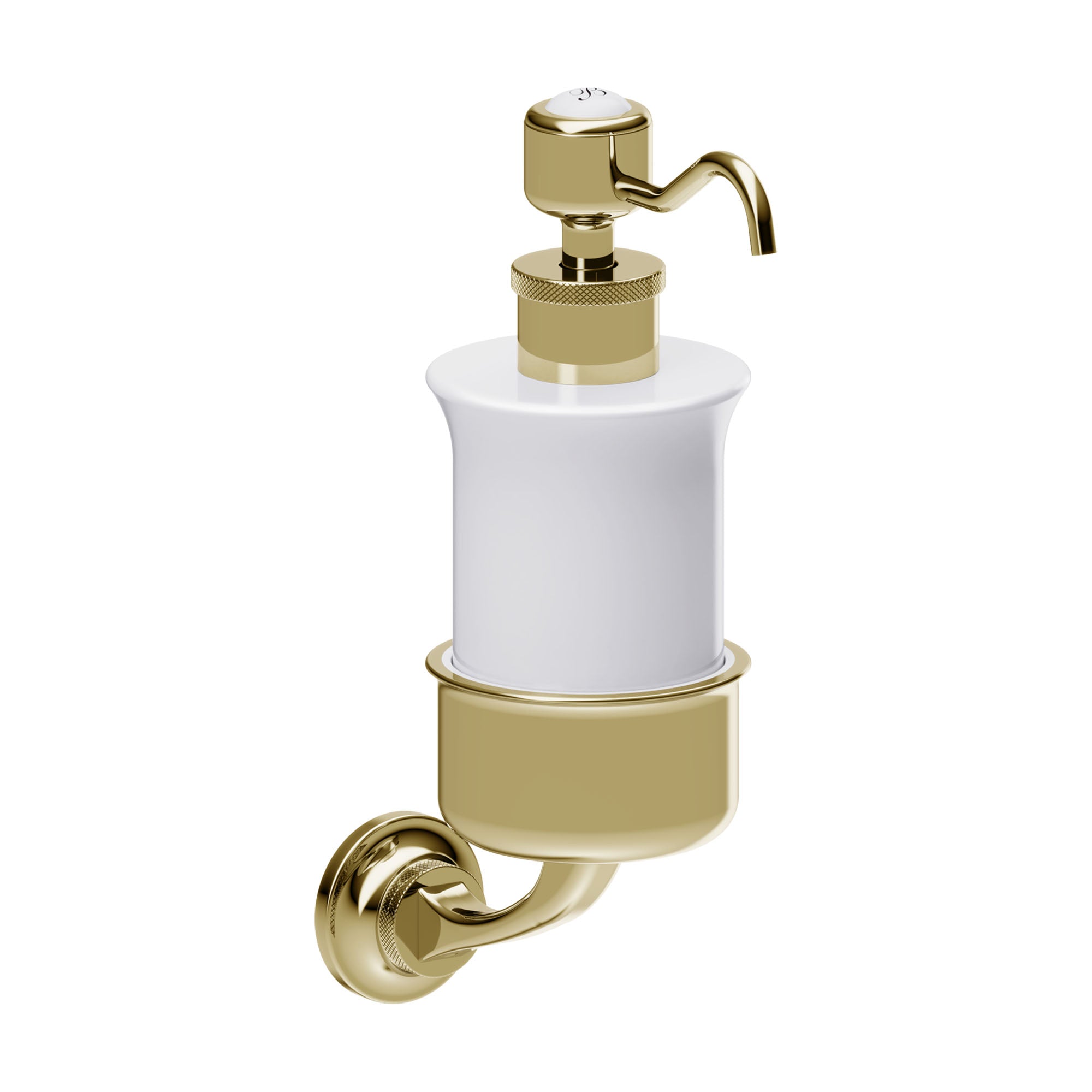 burlington guild soap dispenser gold