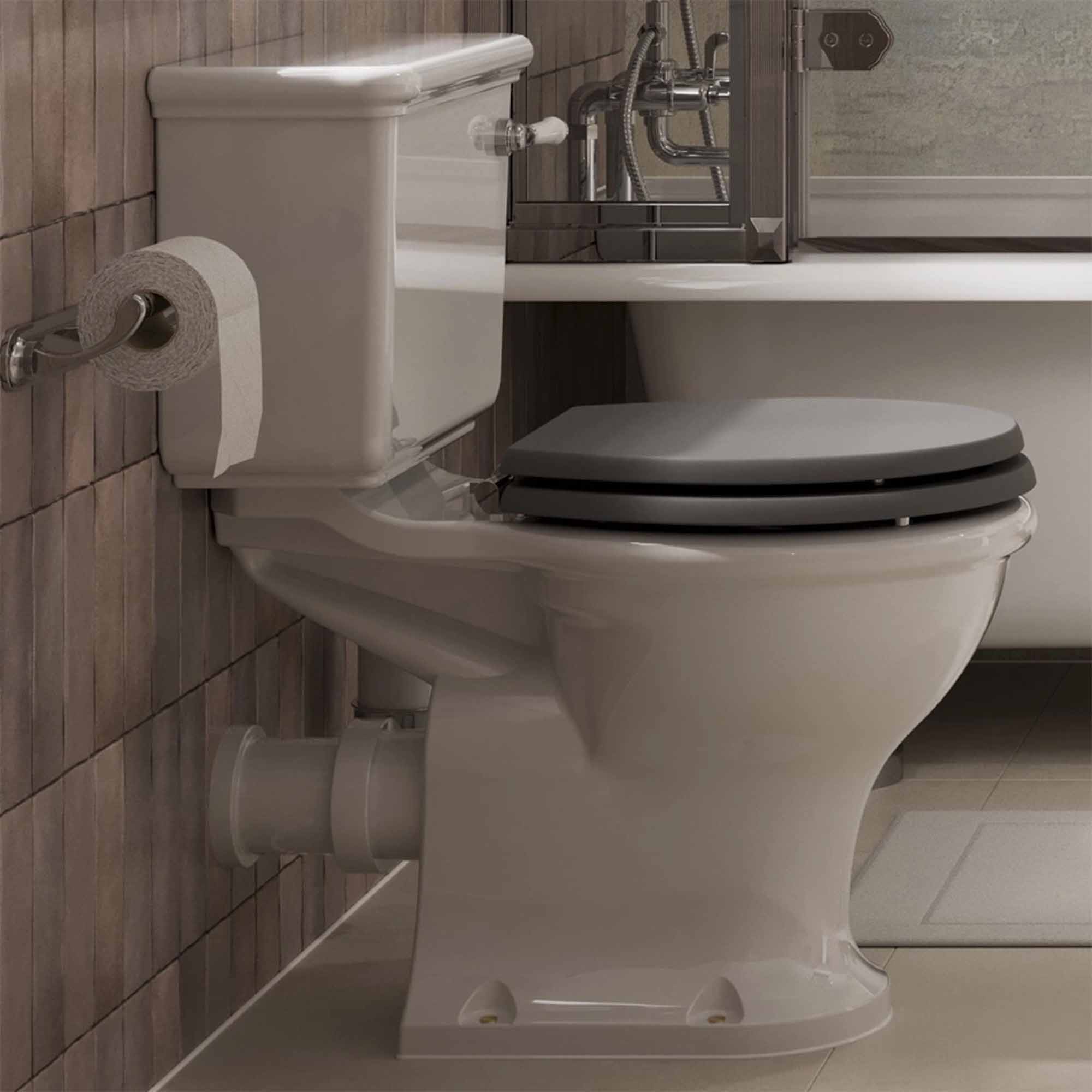 burlington guild standard close coupled toilet with gold lever handle