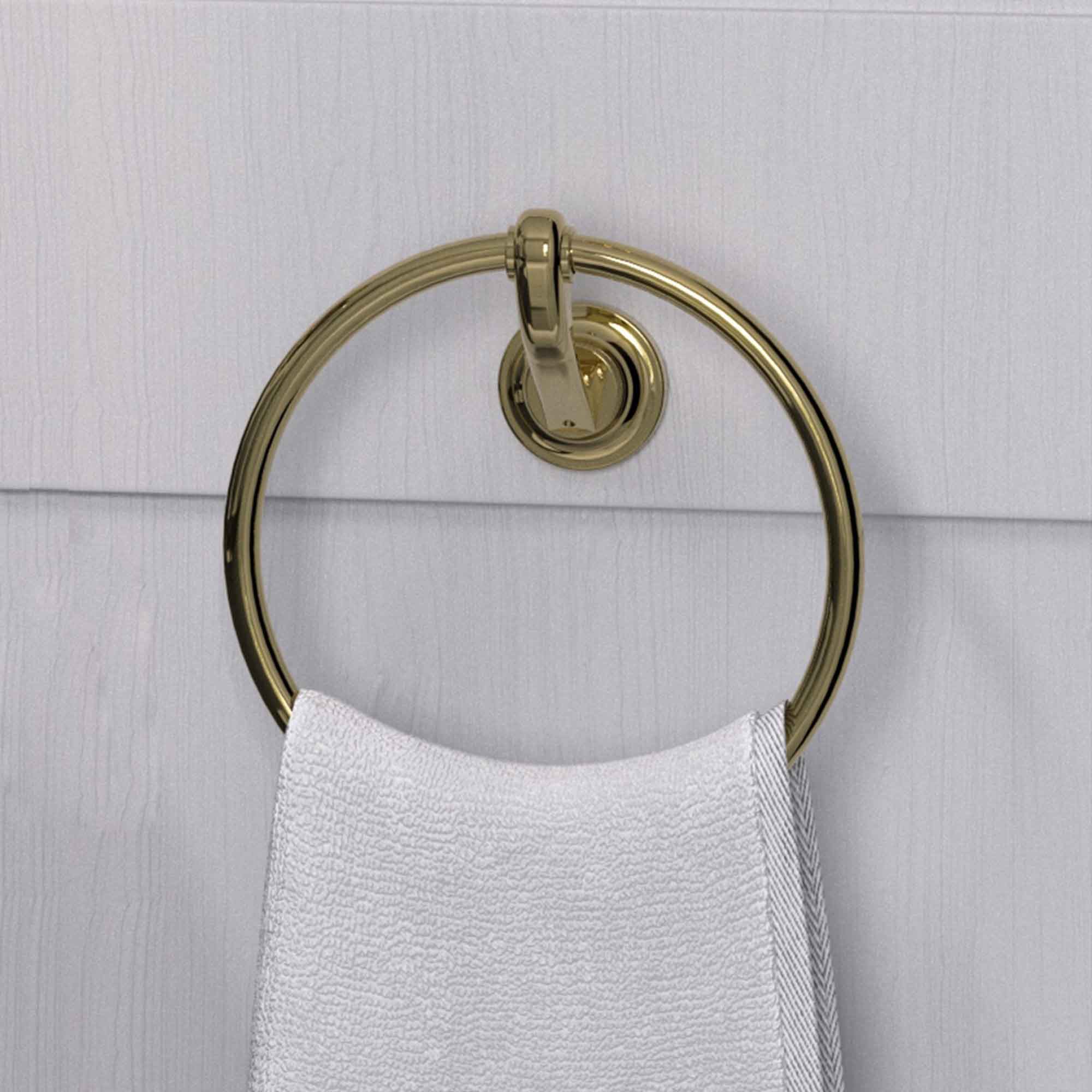 burlington guild towel ring gold