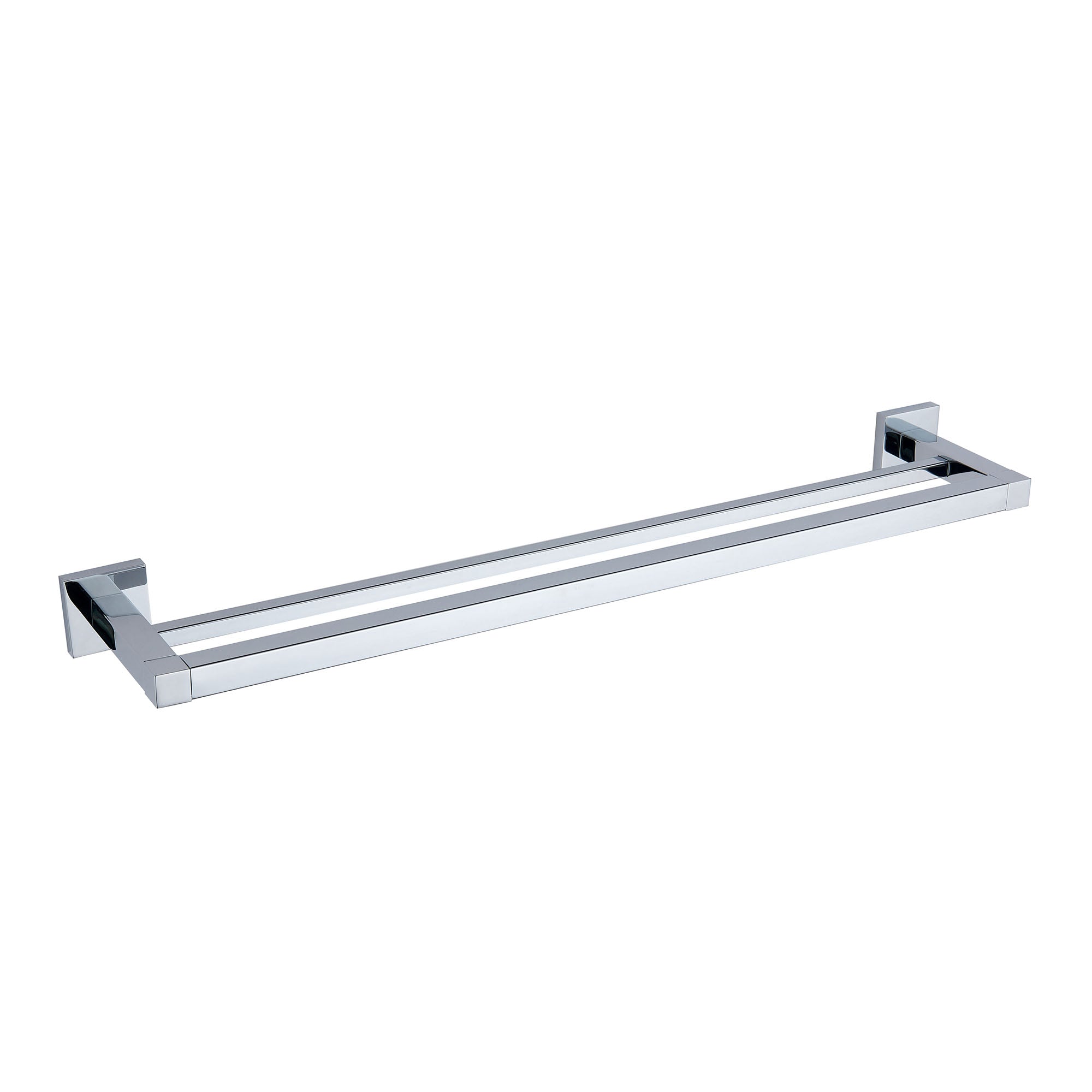 Camden Square Double Towel Rail Chrome