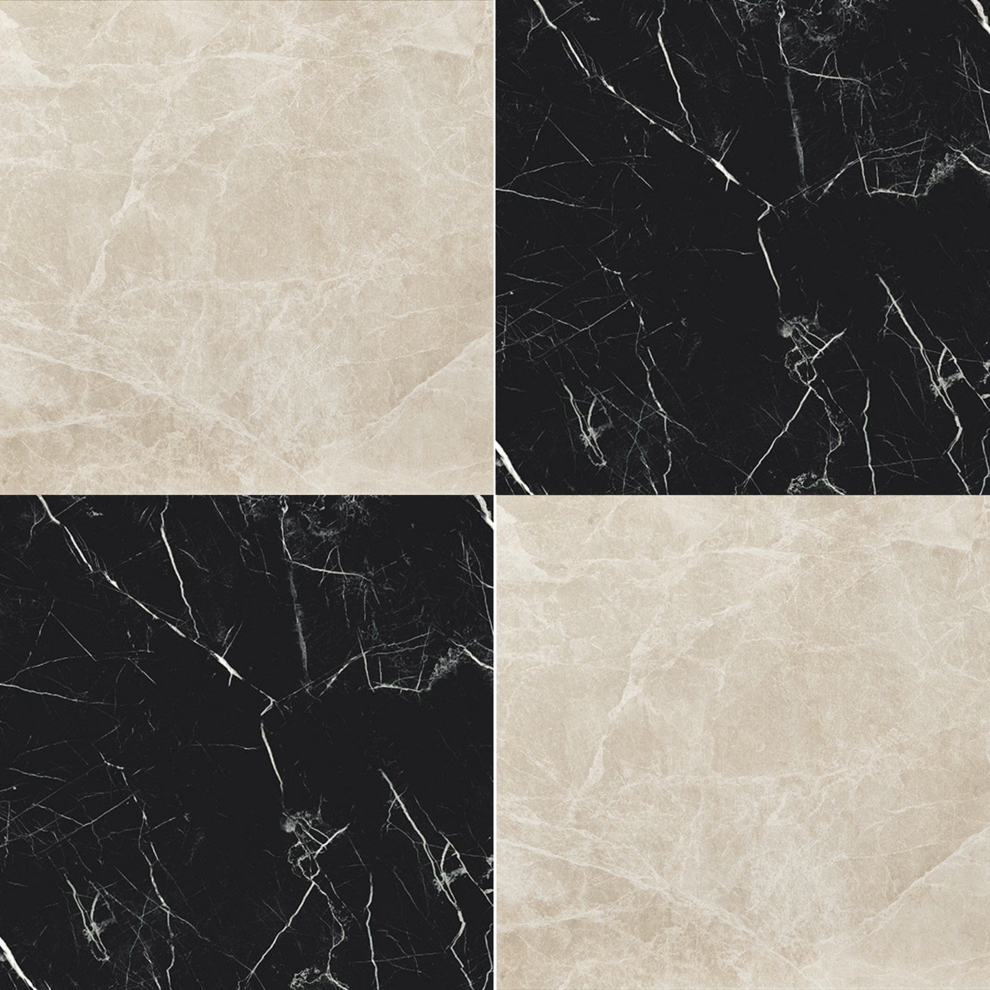 Casa Classica Oxford Greige Marble Effect Porcelain Tile 30x30cm Matt