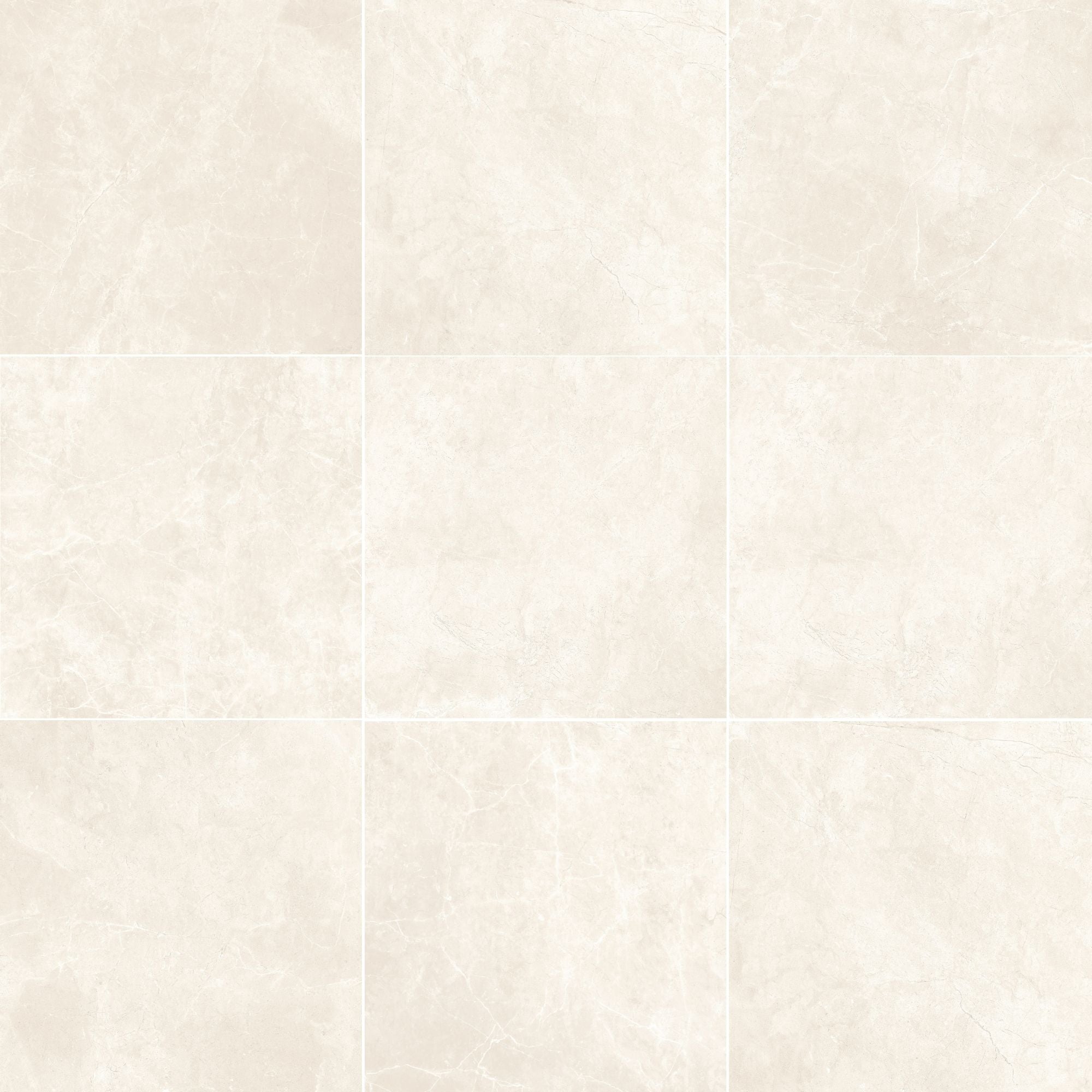 Chester Marfil Marble Effect Porcelain Tile 30x30cm Matt Layout